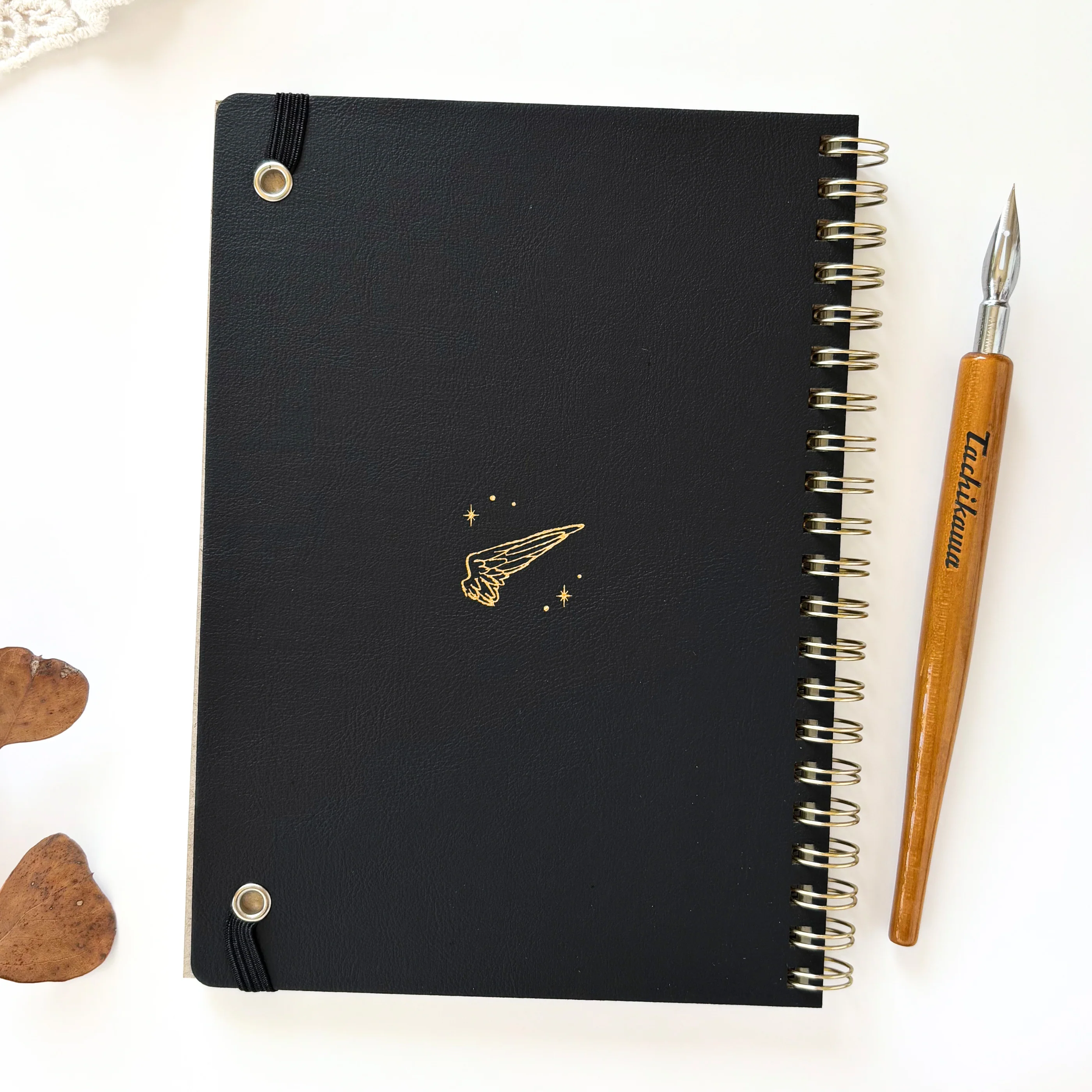 Rei Kurahashi / B6 Foil-Stamped Ring Notebook - Angels - Image 5