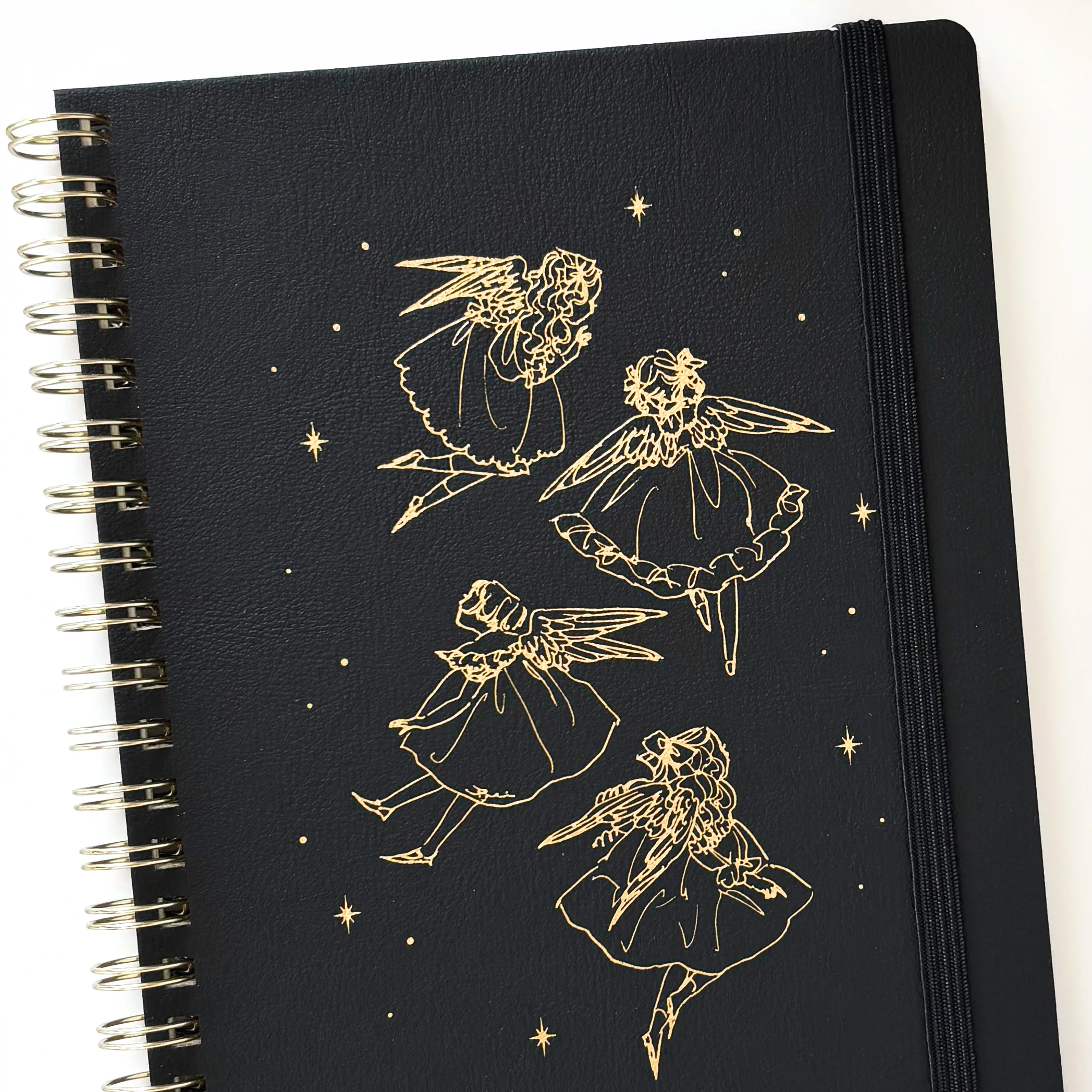 Rei Kurahashi / B6 Foil-Stamped Ring Notebook - Angels - Image 6