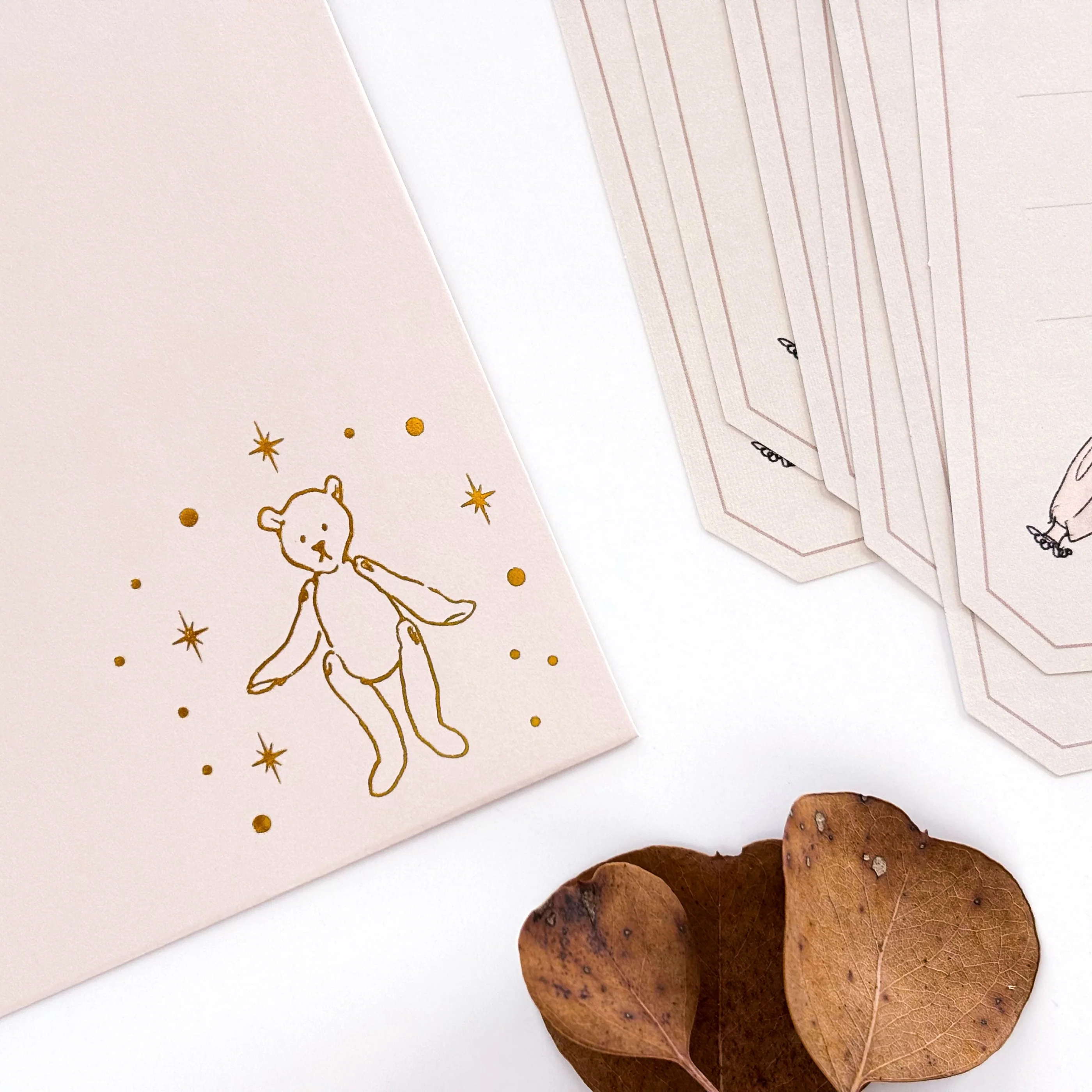 Rei Kurahashi / Foil-Stamped Letter Set - Angel - Image 4