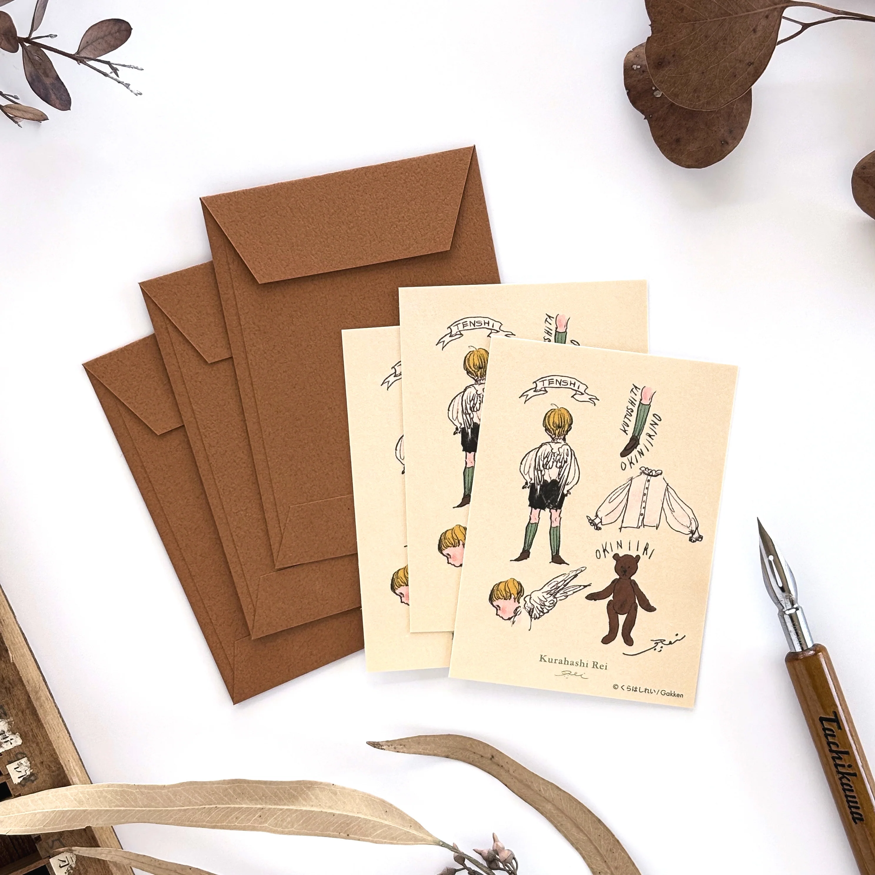 Rei Kurahashi / Foil-Stamped Mini Card Set - Angel - Image 2