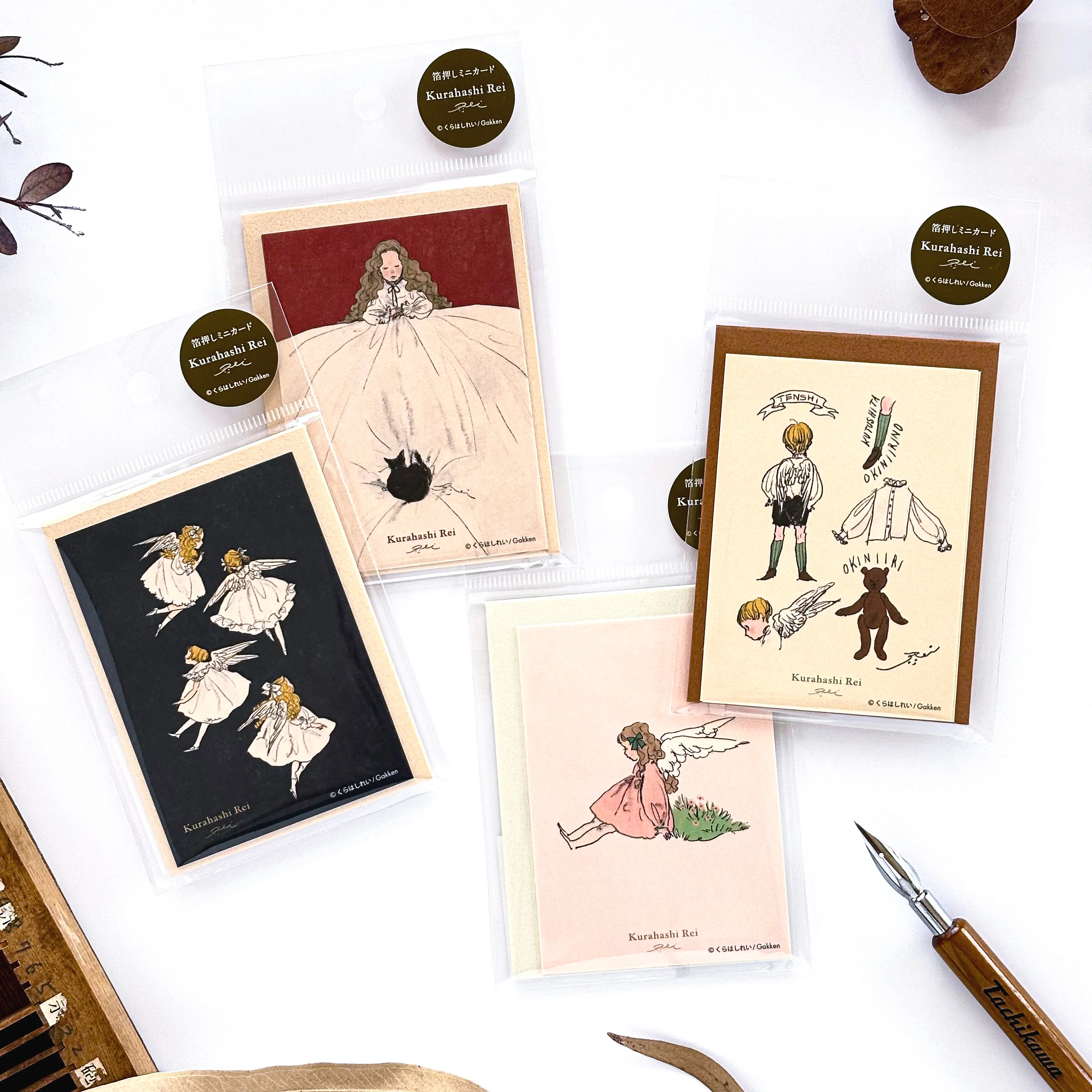 Rei Kurahashi / Foil-Stamped Mini Card Set - Take a rest - Image 4