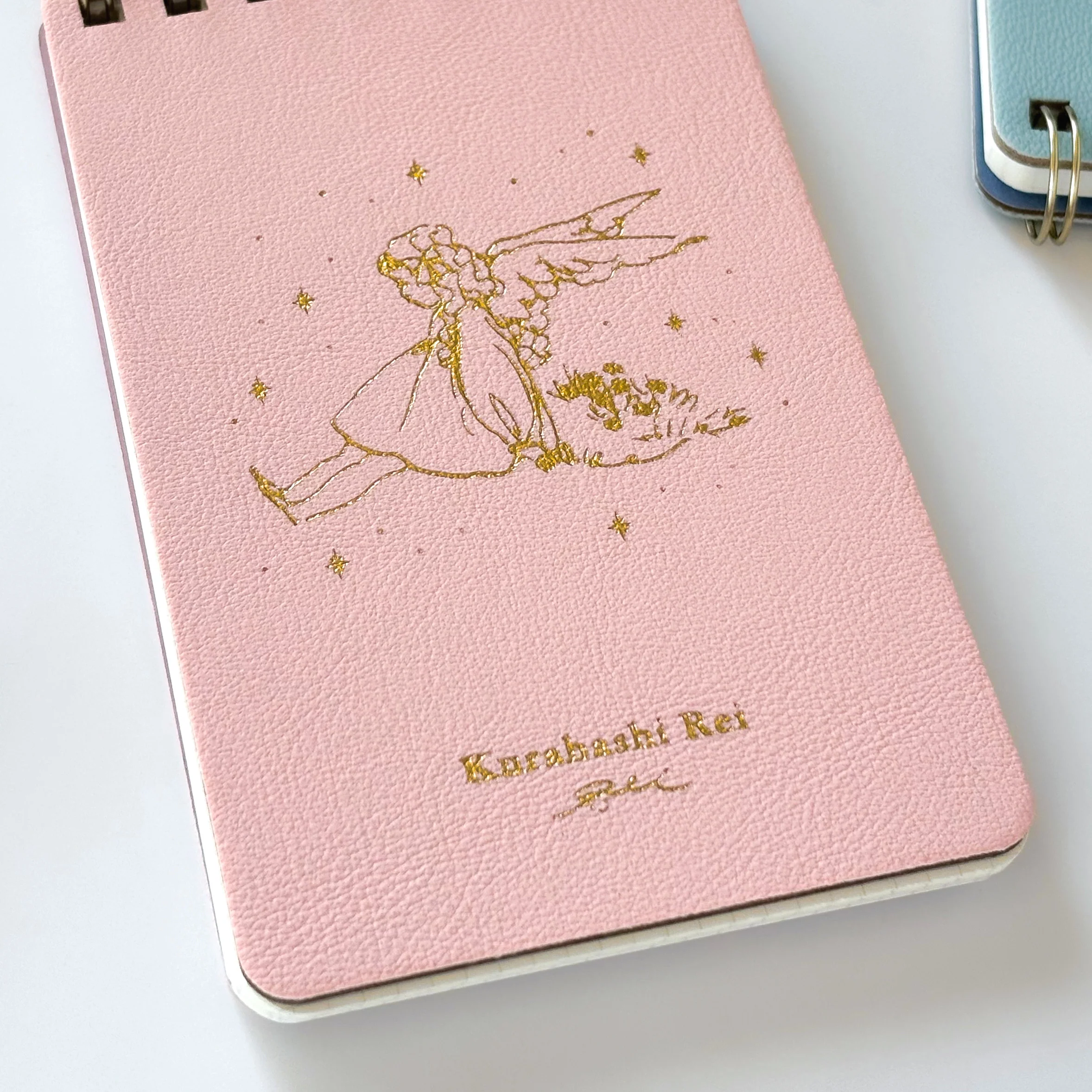 Rei Kurahashi / Foil-Stamped Ring Memo Pad - Take a rest - Image 3