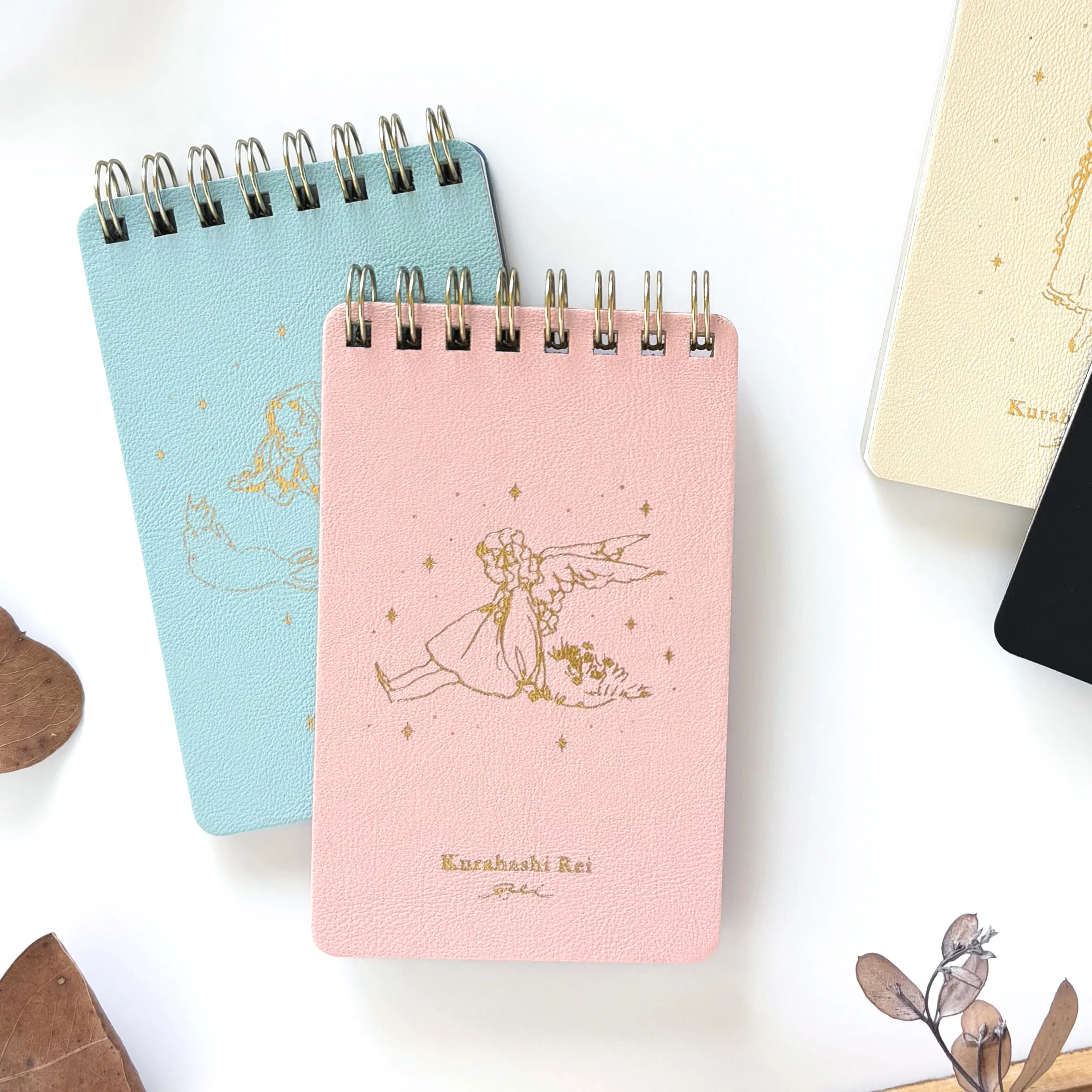 Rei Kurahashi / Foil-Stamped Ring Memo Pad - Take a rest - Image 4