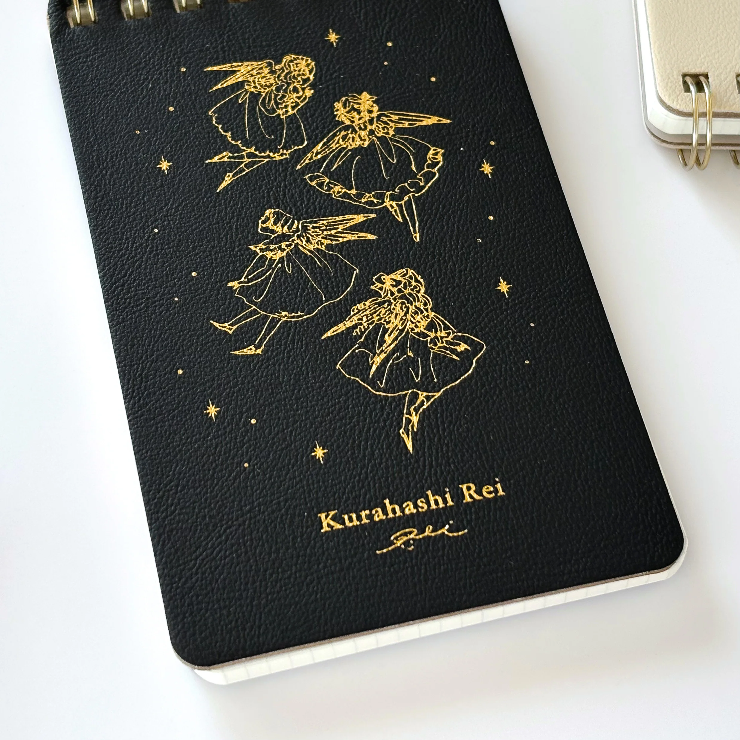Rei Kurahashi / Foil-Stamped Ring Memo Pad - Angels - Image 4