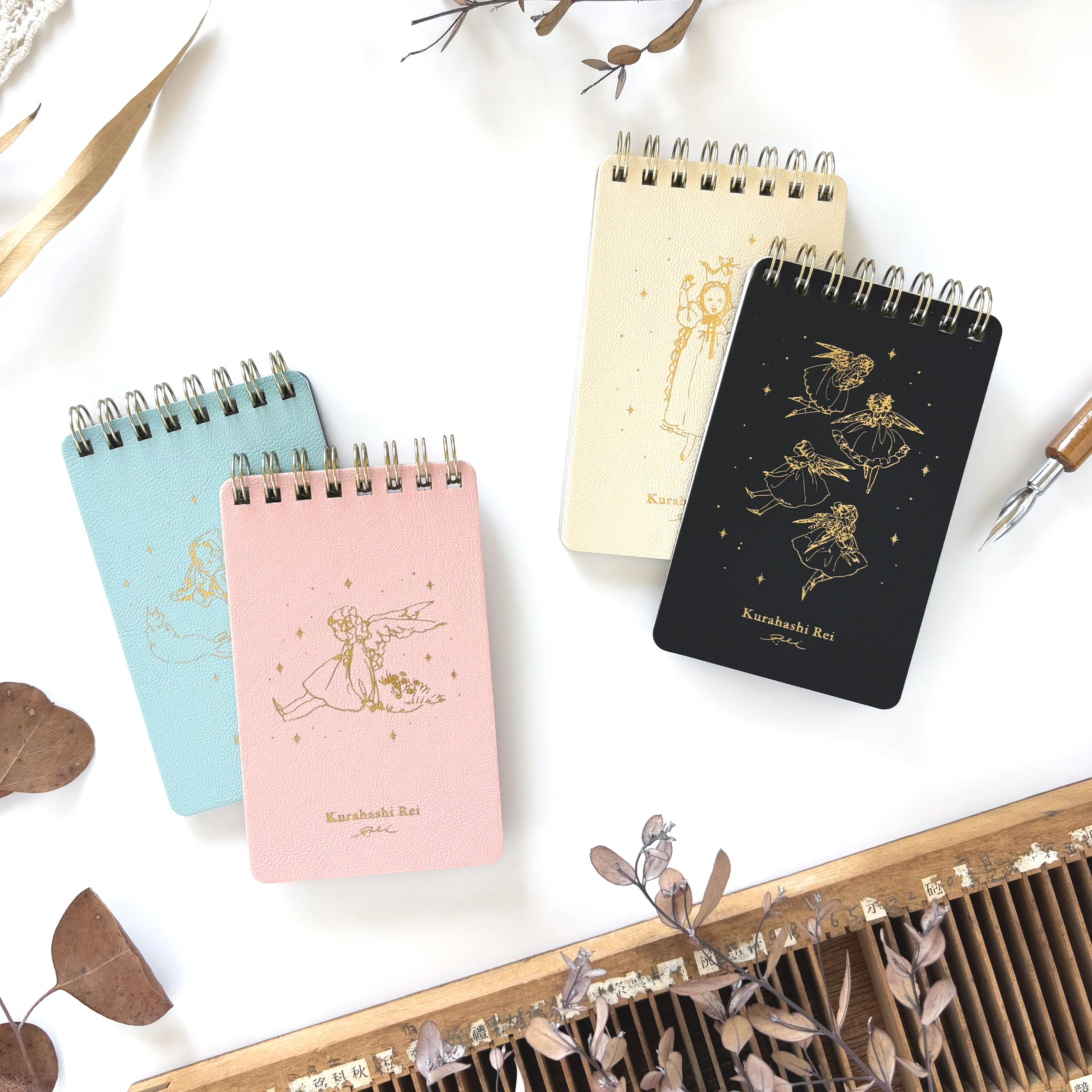 Rei Kurahashi / Foil-Stamped Ring Memo Pad - Take a rest - Image 6