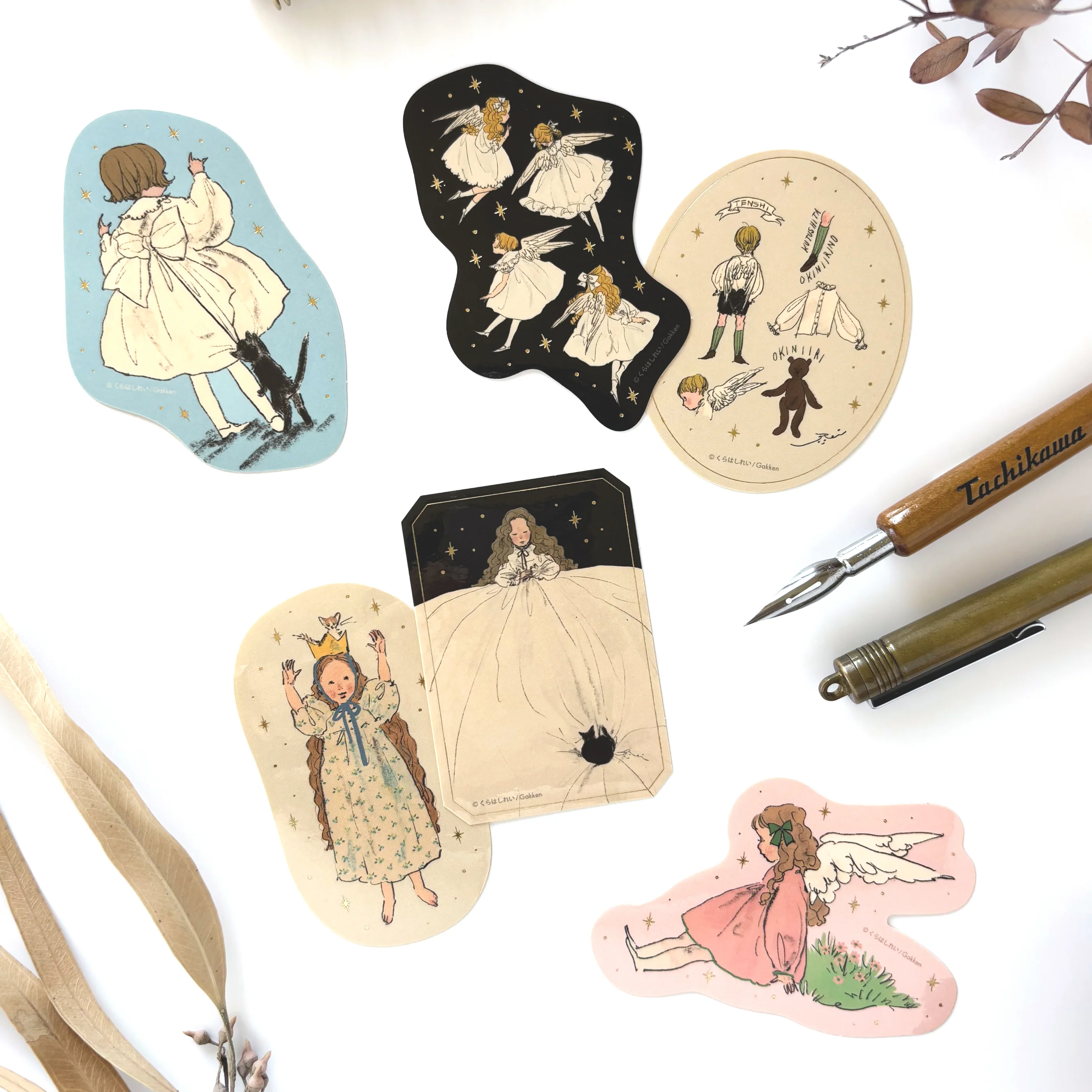 Rei Kurahashi / Foil-Stamped Vinyl Sticker - Angel - Image 2