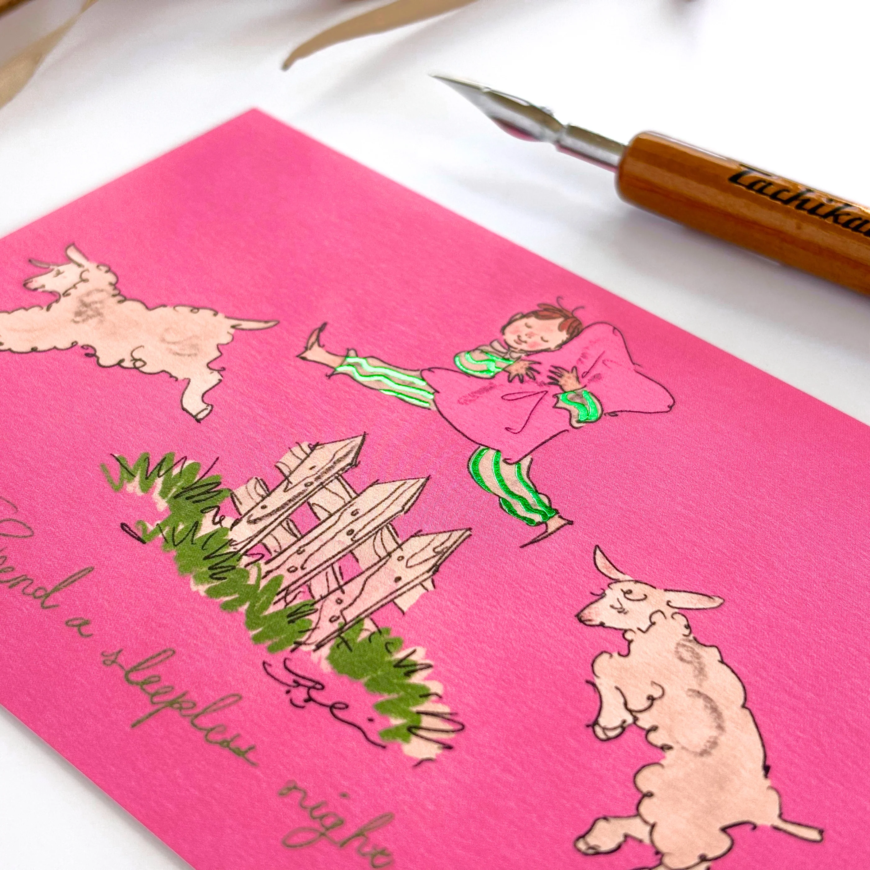 Rei Kurahashi / Shiny Postcard - Sheep - Image 2
