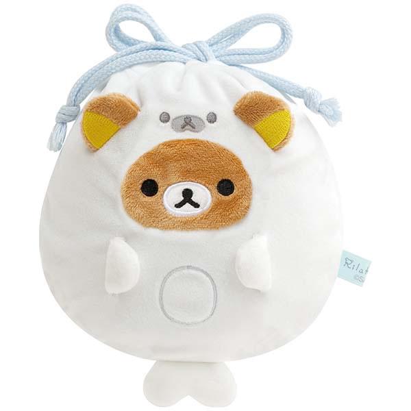 Rilakkuma / Drawstring Bag - Rilakkuma Seal