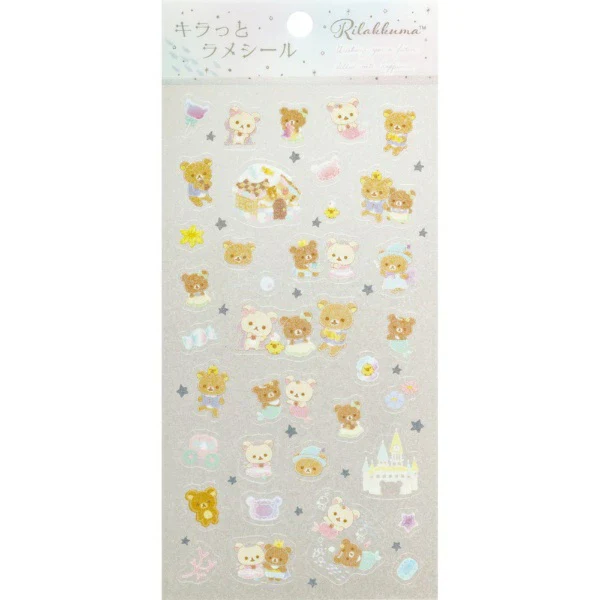 Rilakkuma / Shiny Stickers - Fairly Tale