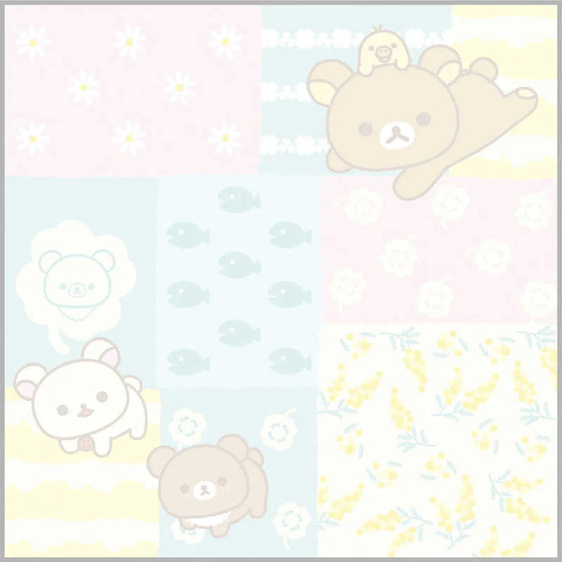 Rilakkuma / Square Sticky Note - Happy Friends - Image 5