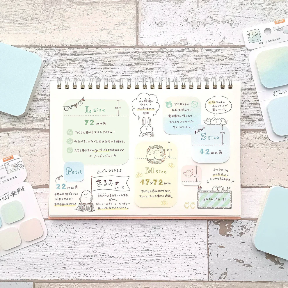 Round Corner Sticky Notes - Summer Fruits - Image 13