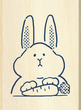 Rubber Stamp - Hungry Bunny - Image 4