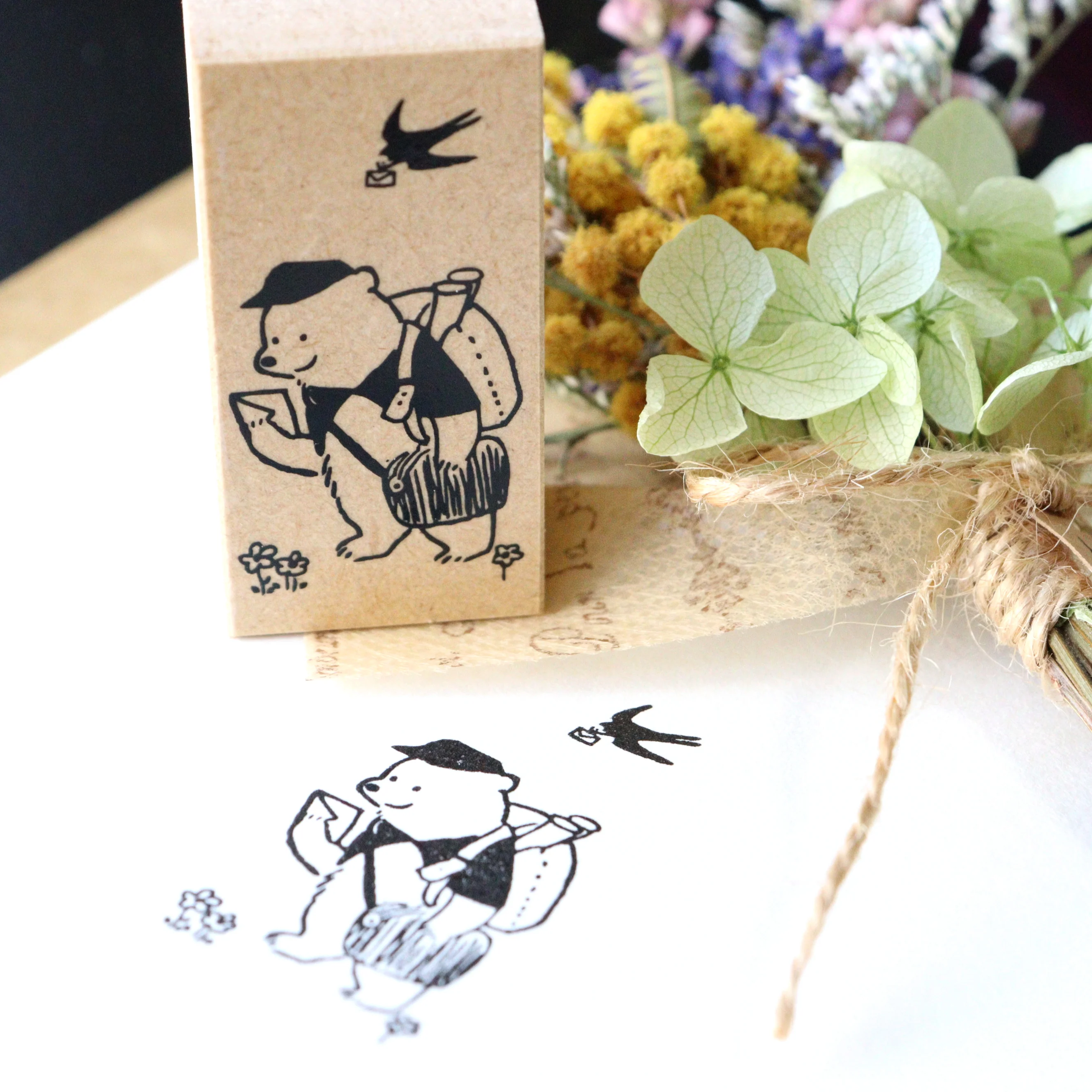 CTFJ x momoro Polar Bear Rubber Stamp - Postman