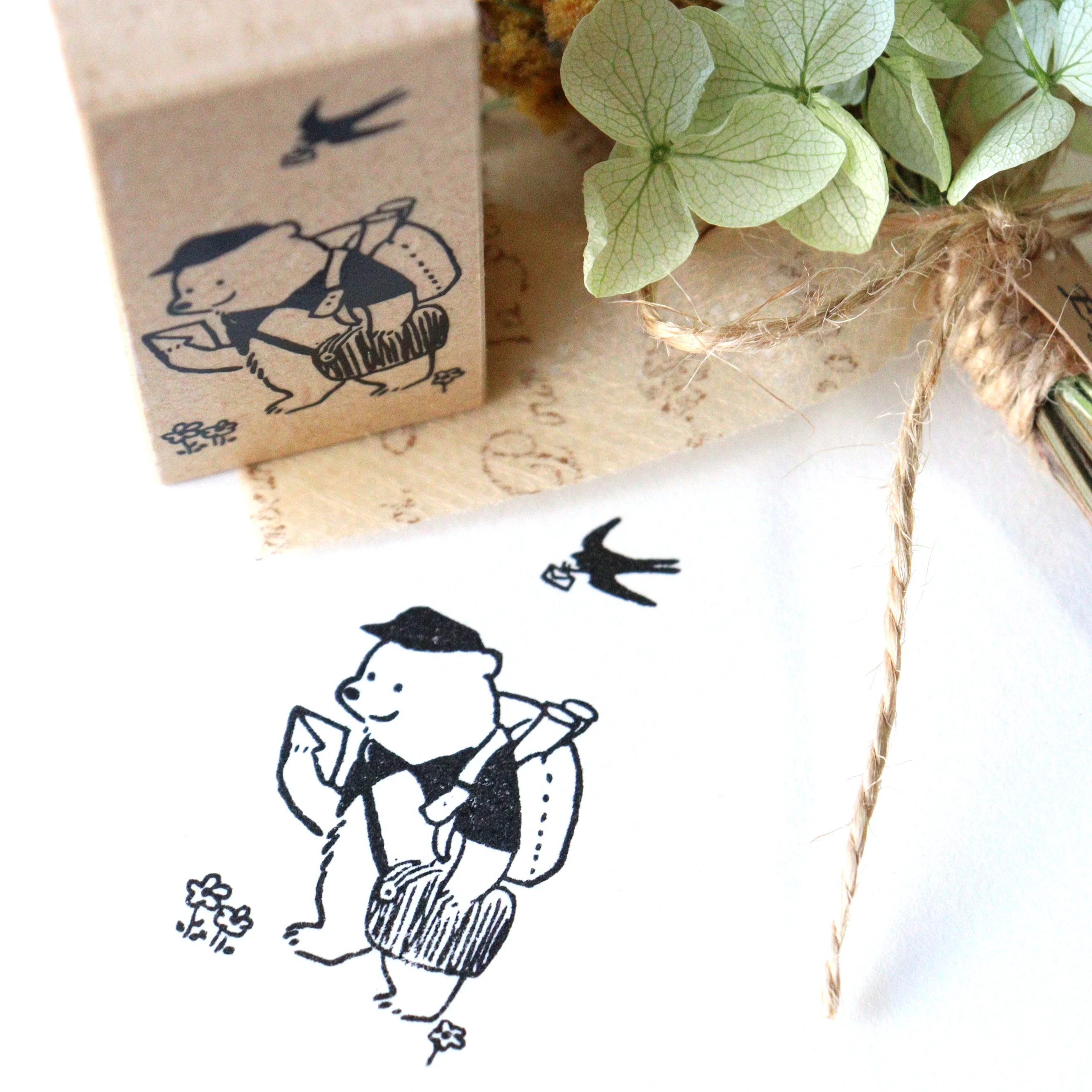 CTFJ x momoro Polar Bear Rubber Stamp - Postman - Image 2