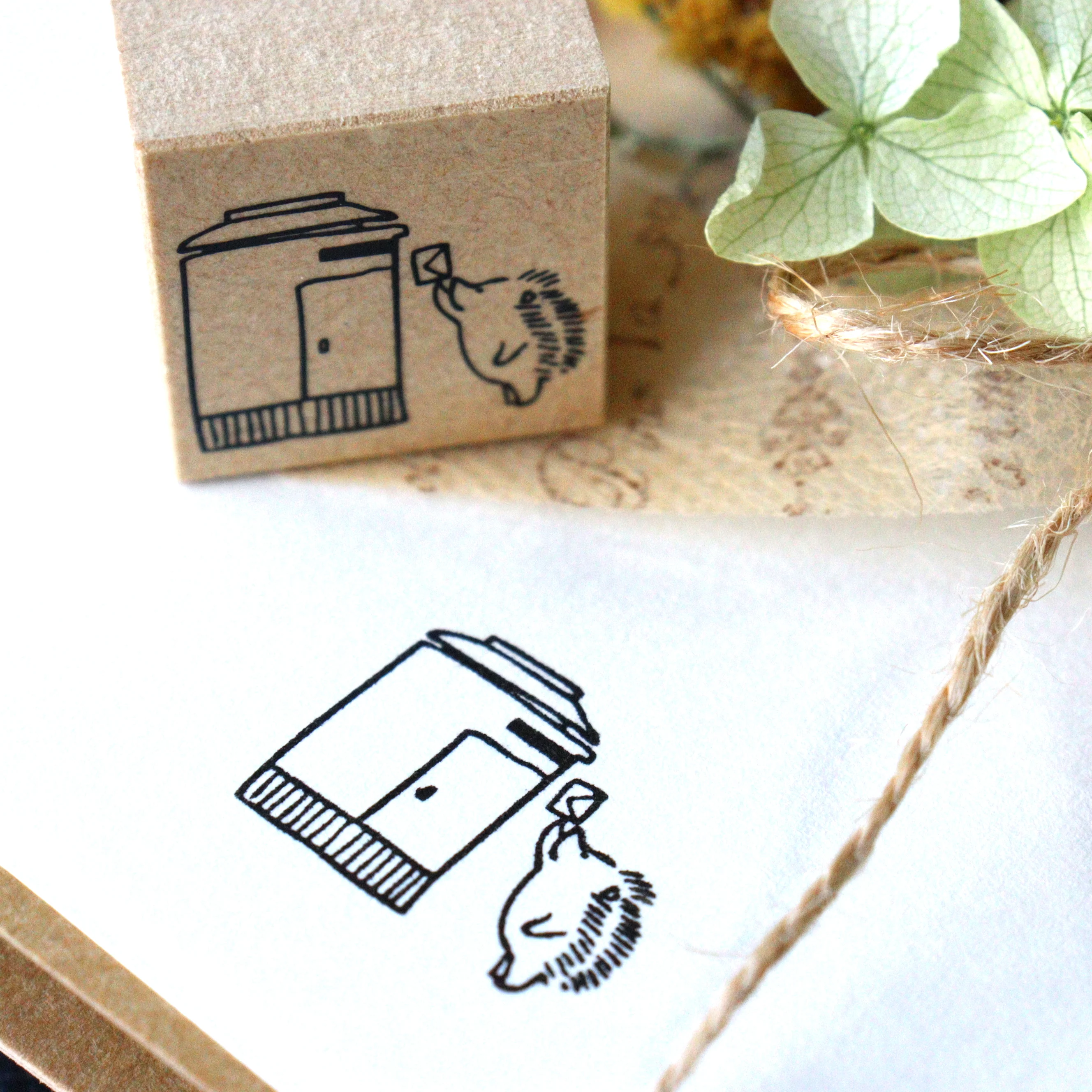 CTFJ x momoro Hedgehog Rubber Stamp - Love Letter - Image 2