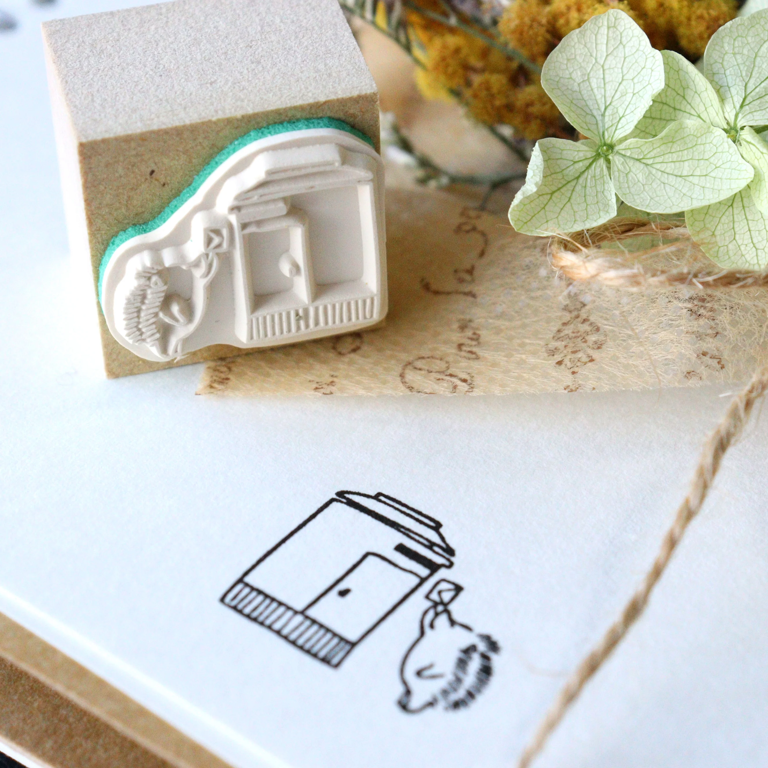 CTFJ x momoro Hedgehog Rubber Stamp - Love Letter - Image 3