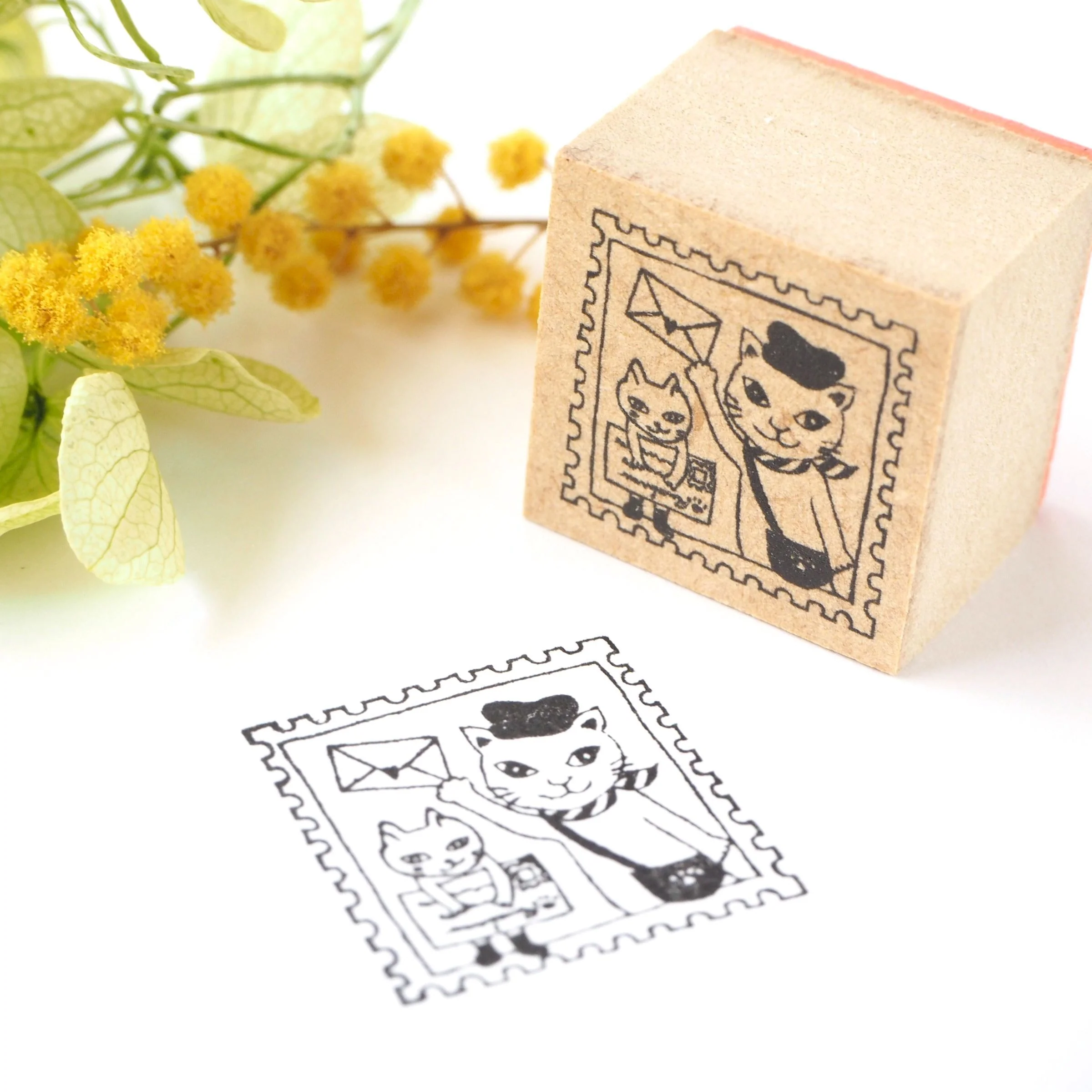 Rubber Stamp - Cat Delivery - Image 3