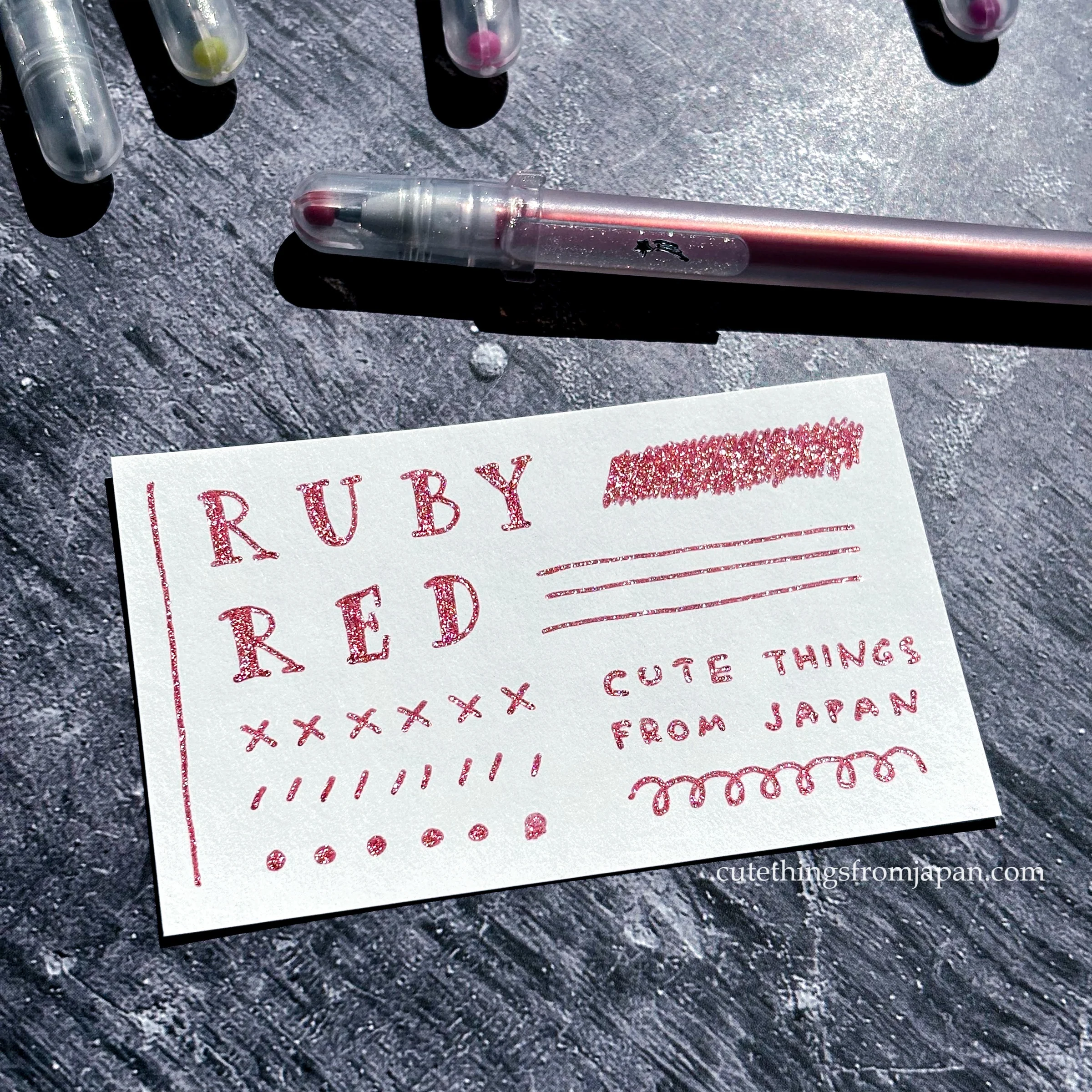 Sakura Jelly Roll Tiara Gel Pens - Birthstone Colors (1.0mm) - Image 20