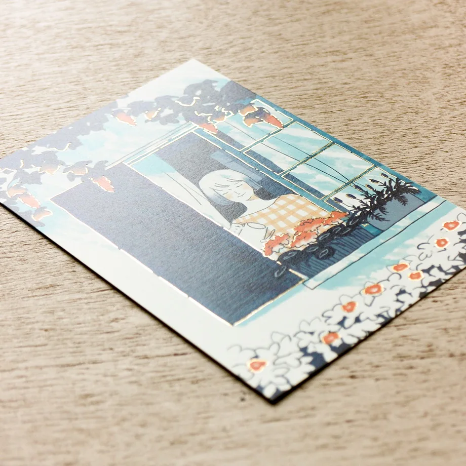 Sayuri Fujimaki Postcard - By the Window - Image 3