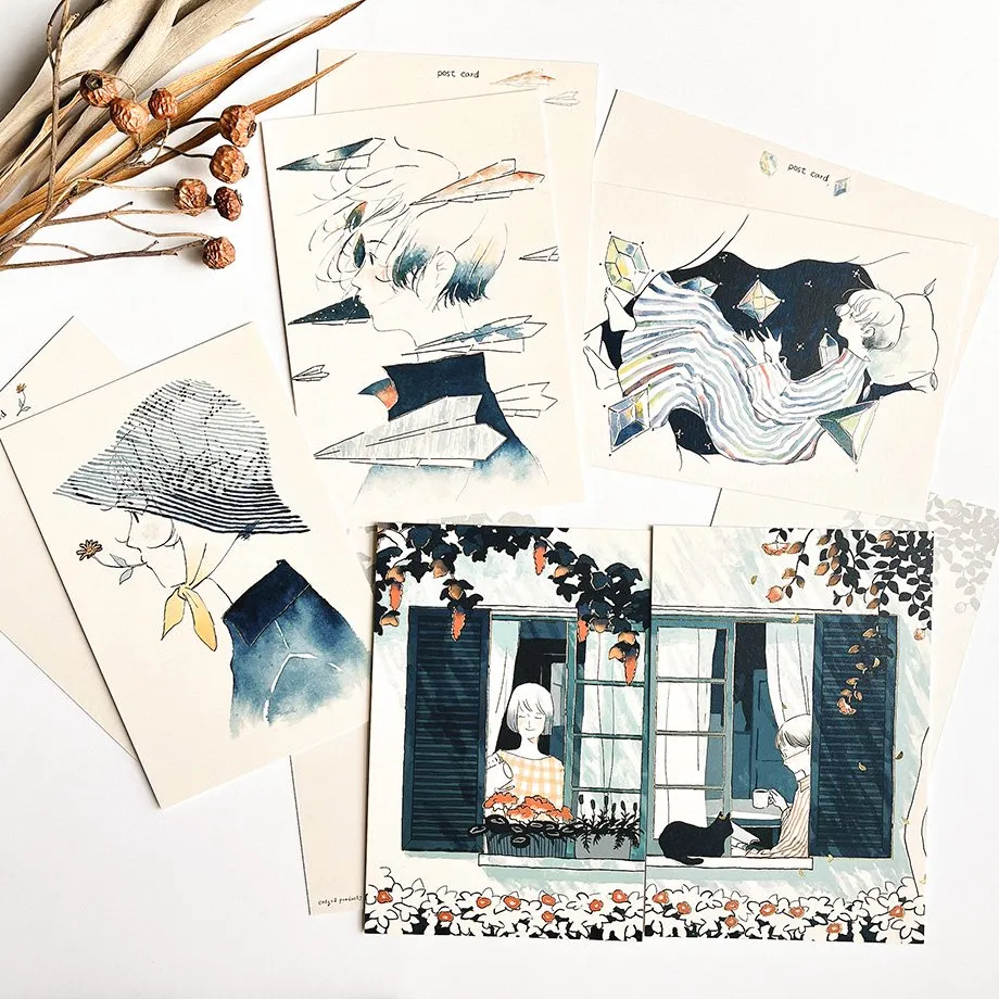 Sayuri Fujimaki Postcard - By the Window - Image 5