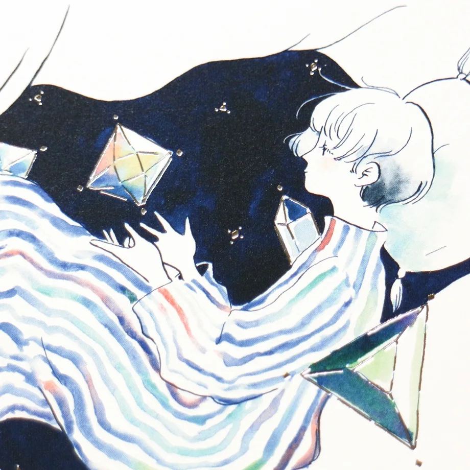 Sayuri Fujimaki Postcard - Moonlit Night - Image 2