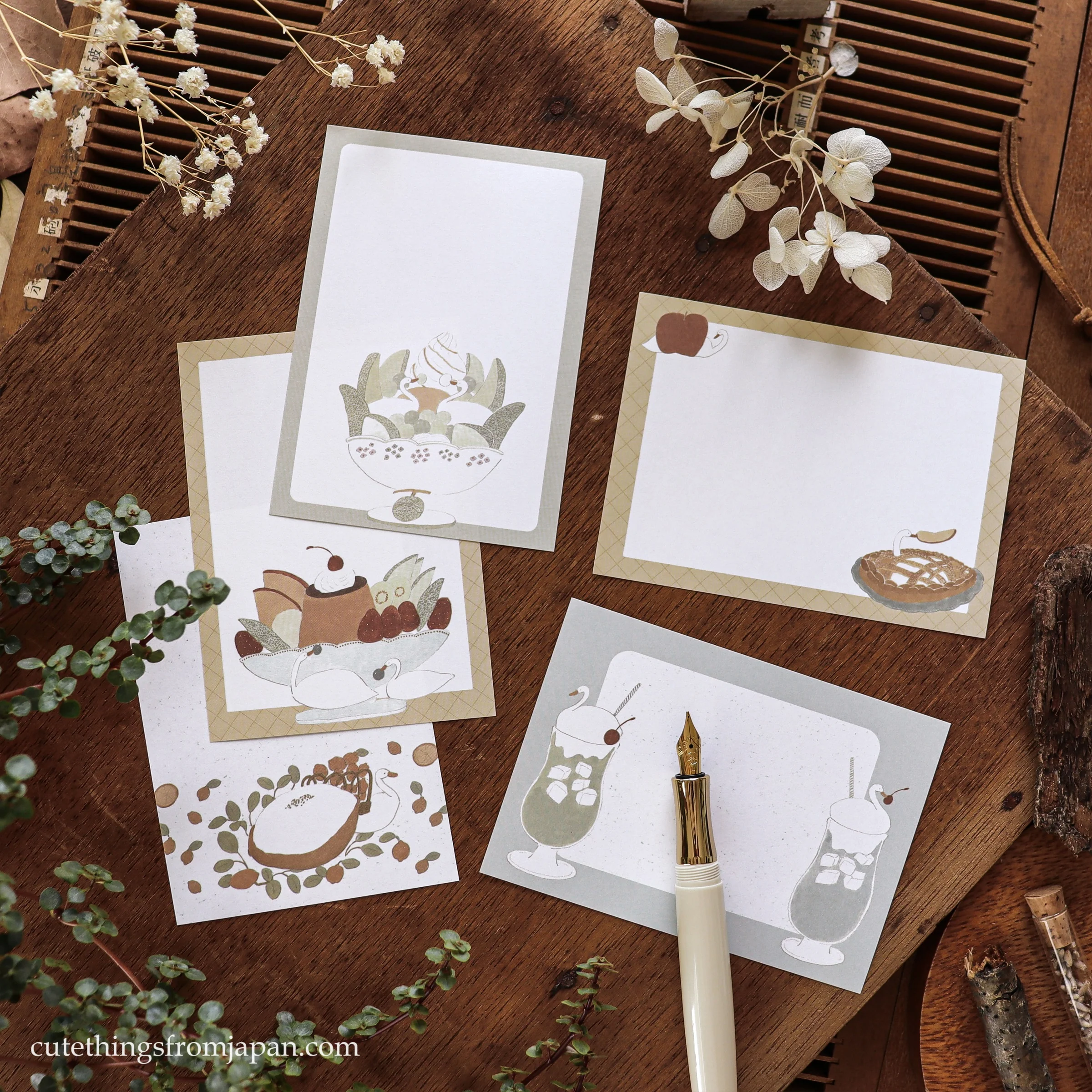 Shoichiro Tobimatsu / Memo Pad - Swan & Dessert - Image 3