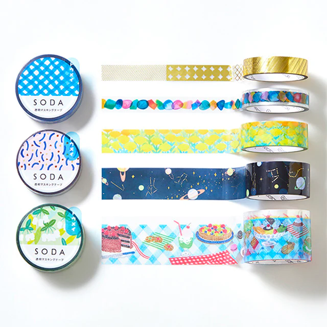 Keina Higashide SODA Slim Clear Tape - Shapes - Image 4