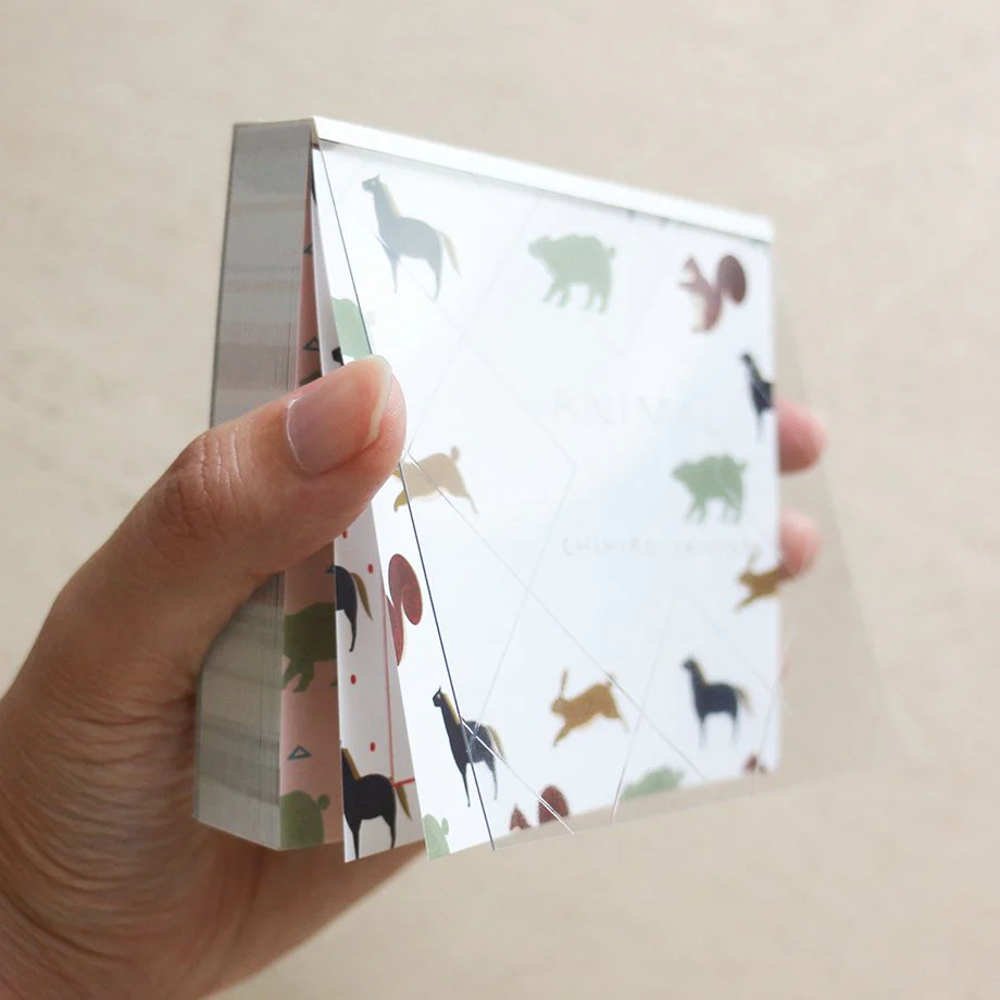 Chihiro Yasuhara Square Memo Pad - Animal - Image 3