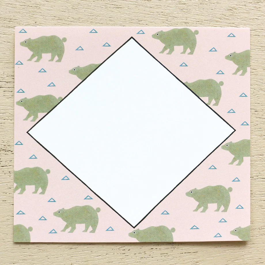 Chihiro Yasuhara Square Memo Pad - Animal - Image 6