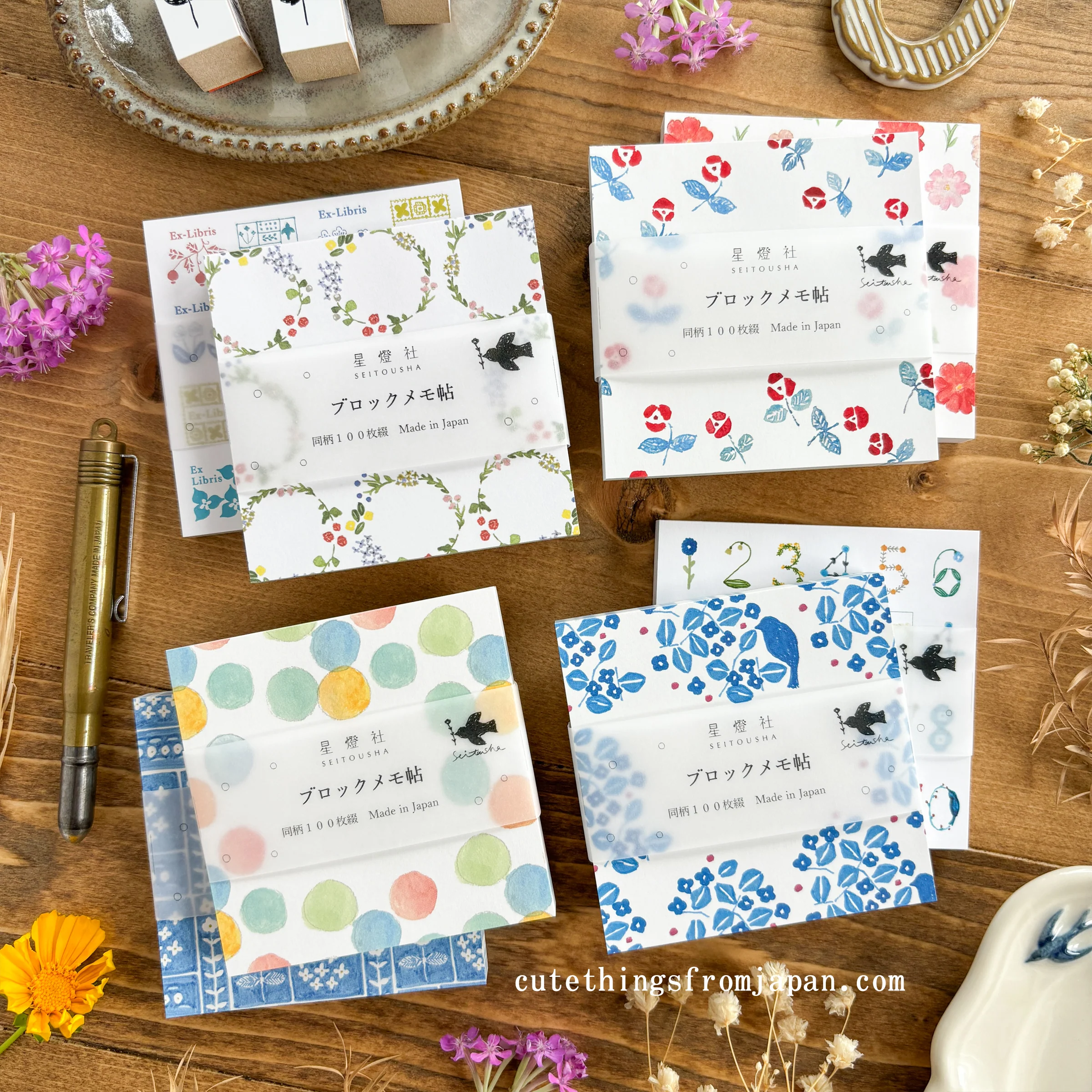 Square Memo Pad - Flower Song - Image 4