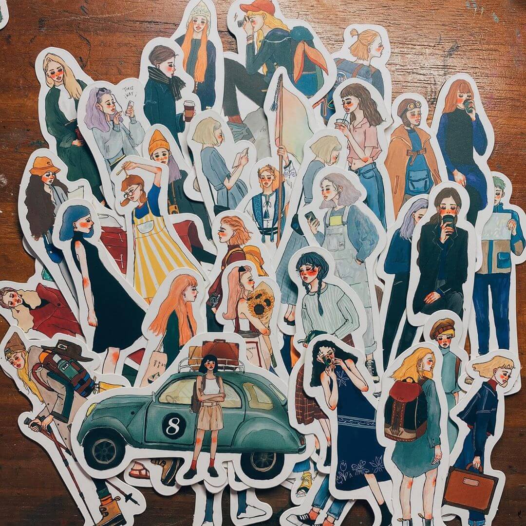 Sticker Set - Bon Voyage (30 pieces) - Image 3