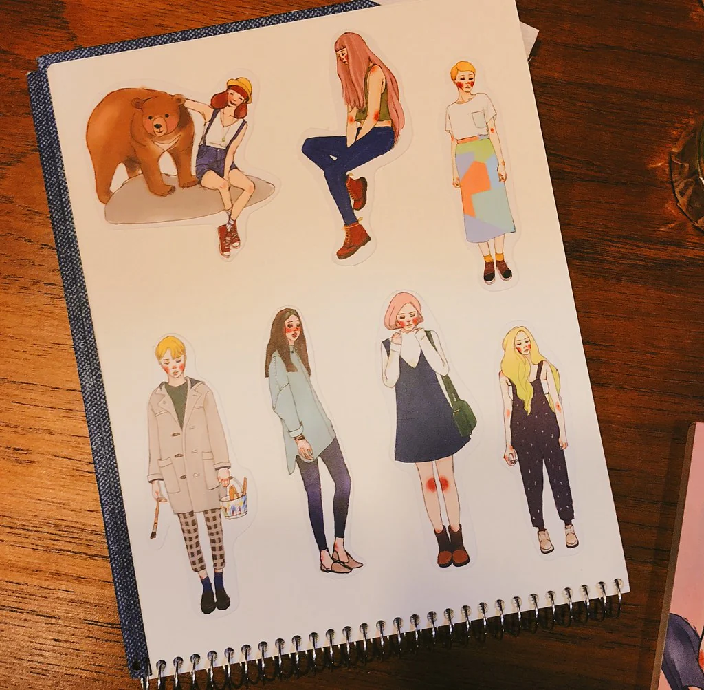 Sticker Set - Sweet Wind (140 stickers) - Image 10