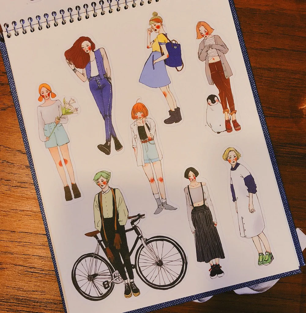 Sticker Set - Sweet Wind (140 stickers) - Image 11