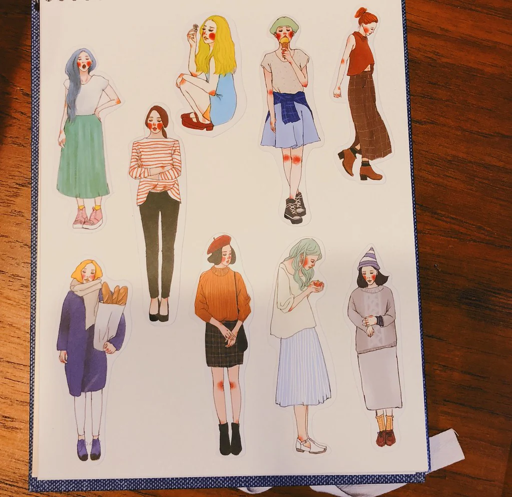 Sticker Set - Sweet Wind (140 stickers) - Image 20