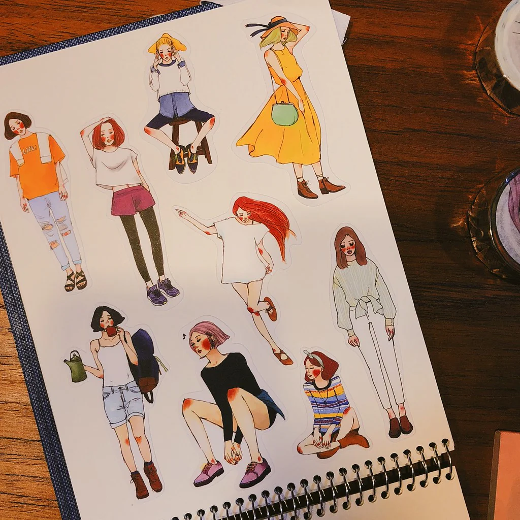 Sticker Set - Sweet Wind (140 stickers) - Image 4