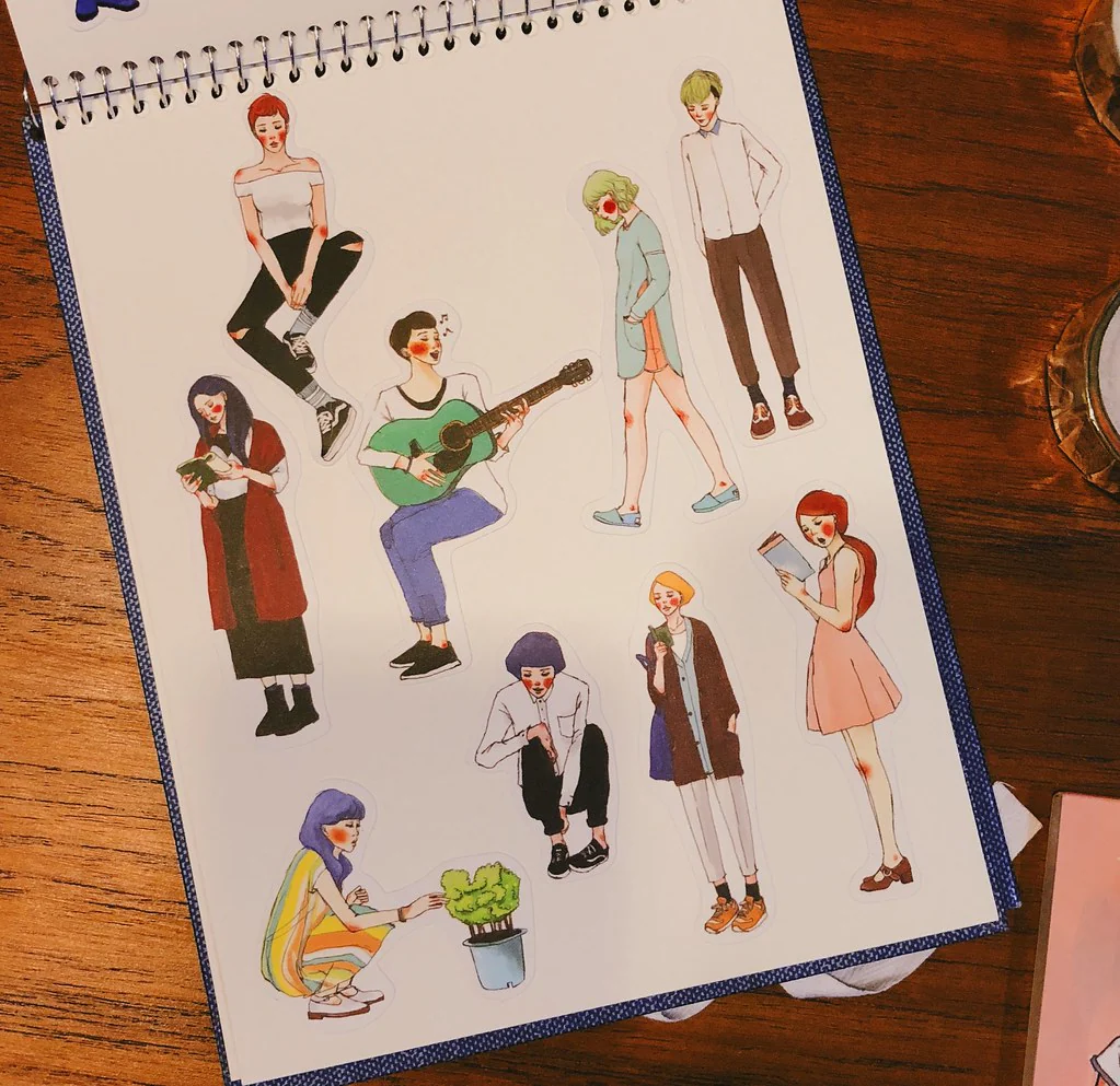 Sticker Set - Sweet Wind (140 stickers) - Image 6