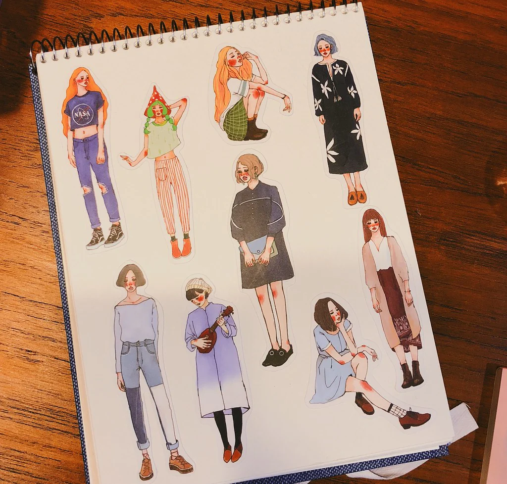 Sticker Set - Sweet Wind (140 stickers) - Image 8