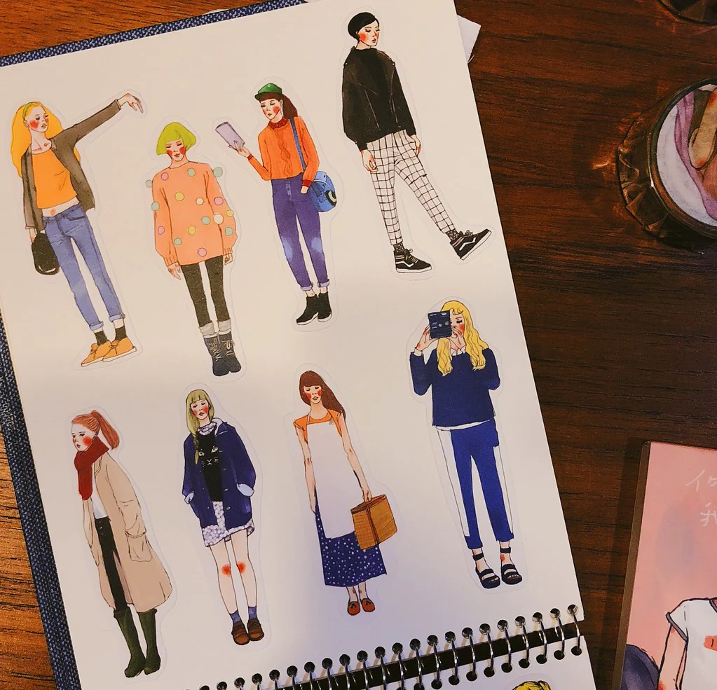 Sticker Set - Sweet Wind (140 stickers) - Image 9