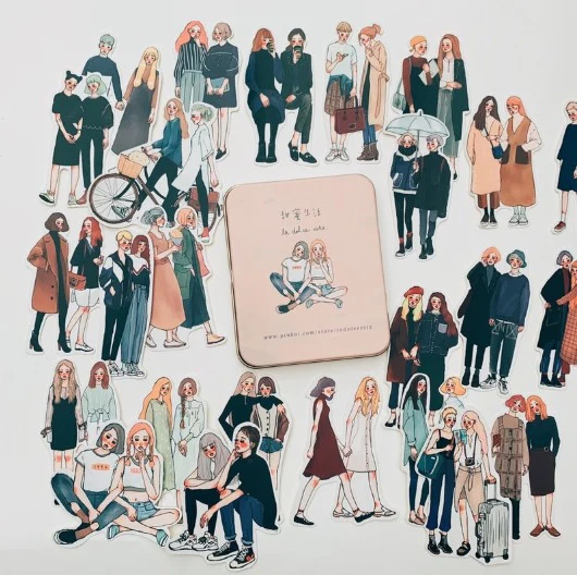 Sticker Set - You and Me (25 pieces) - Image 4