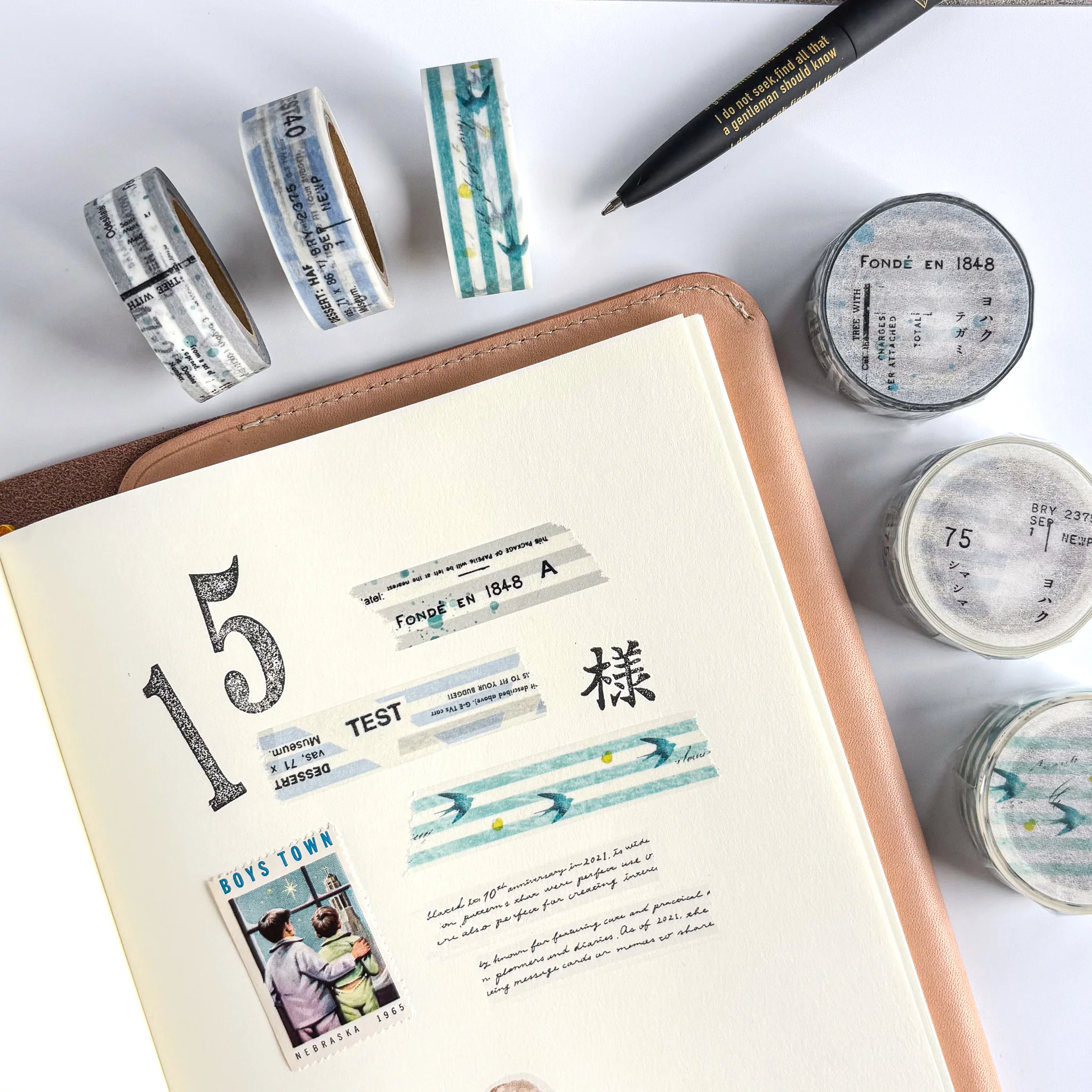 Yohaku / Washi Tape - Stripes - Image 3