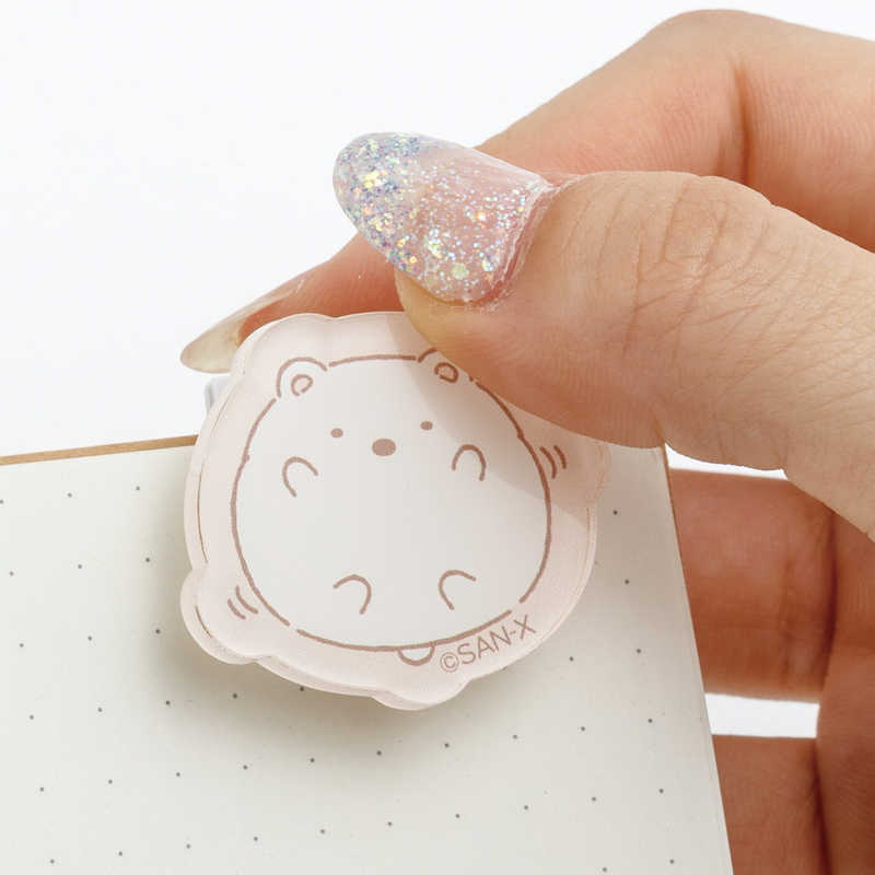 Sumikkogurashi / Rotating Paper Clip - Shirokuma & Tokage - Image 2