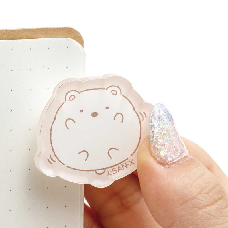 Sumikkogurashi / Rotating Paper Clip - Shirokuma & Tokage - Image 3