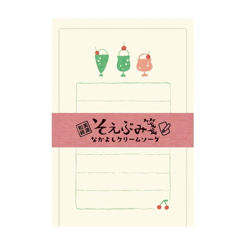 Furukawa Paper / Mini Letter Set - Cream Soda Friends