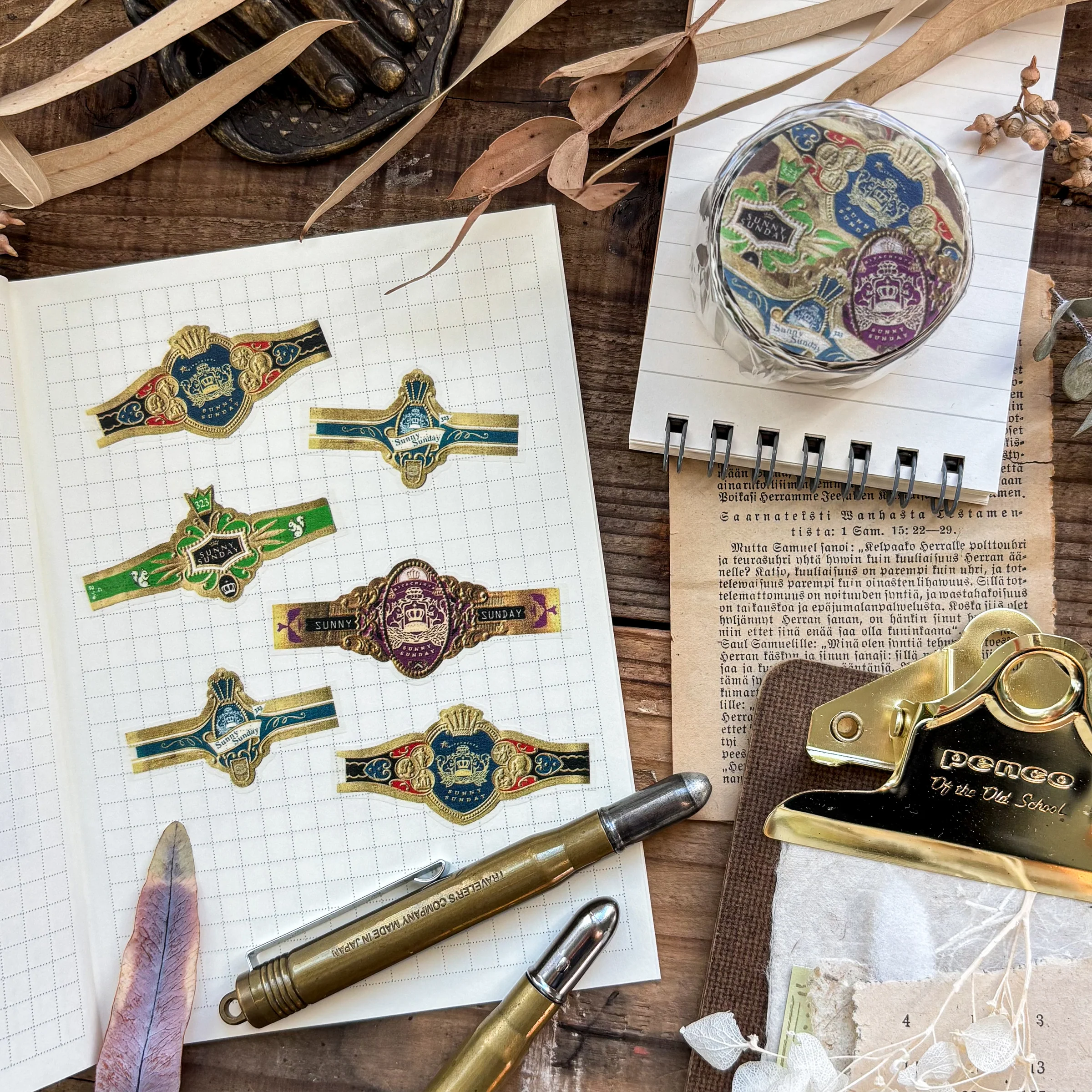 Sunny Sunday Washi Tape - Cigar Band - Image 5