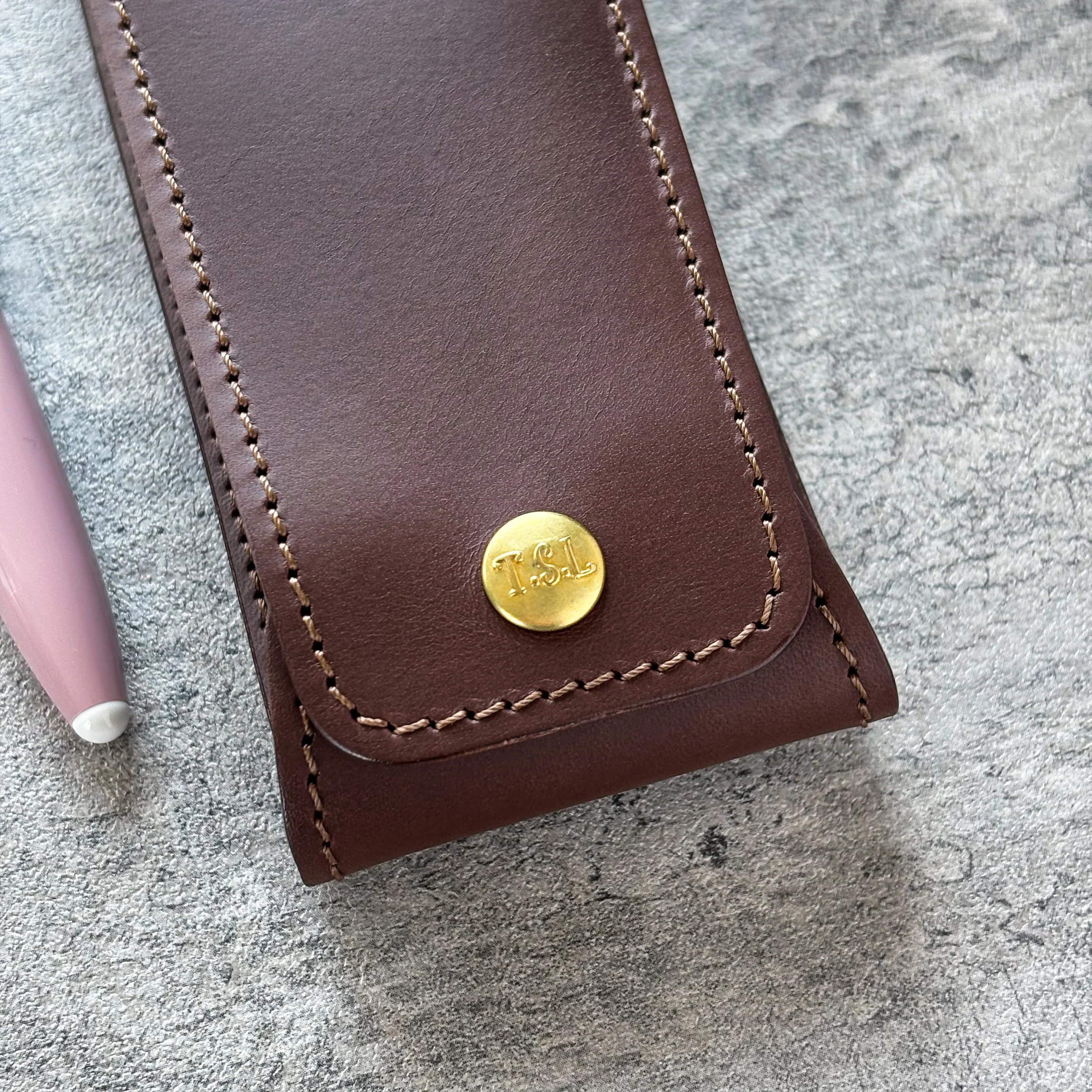 The Superior Labor / INGRASSATO Leather Fountain Pen Case - (2 Pens) - Image 17