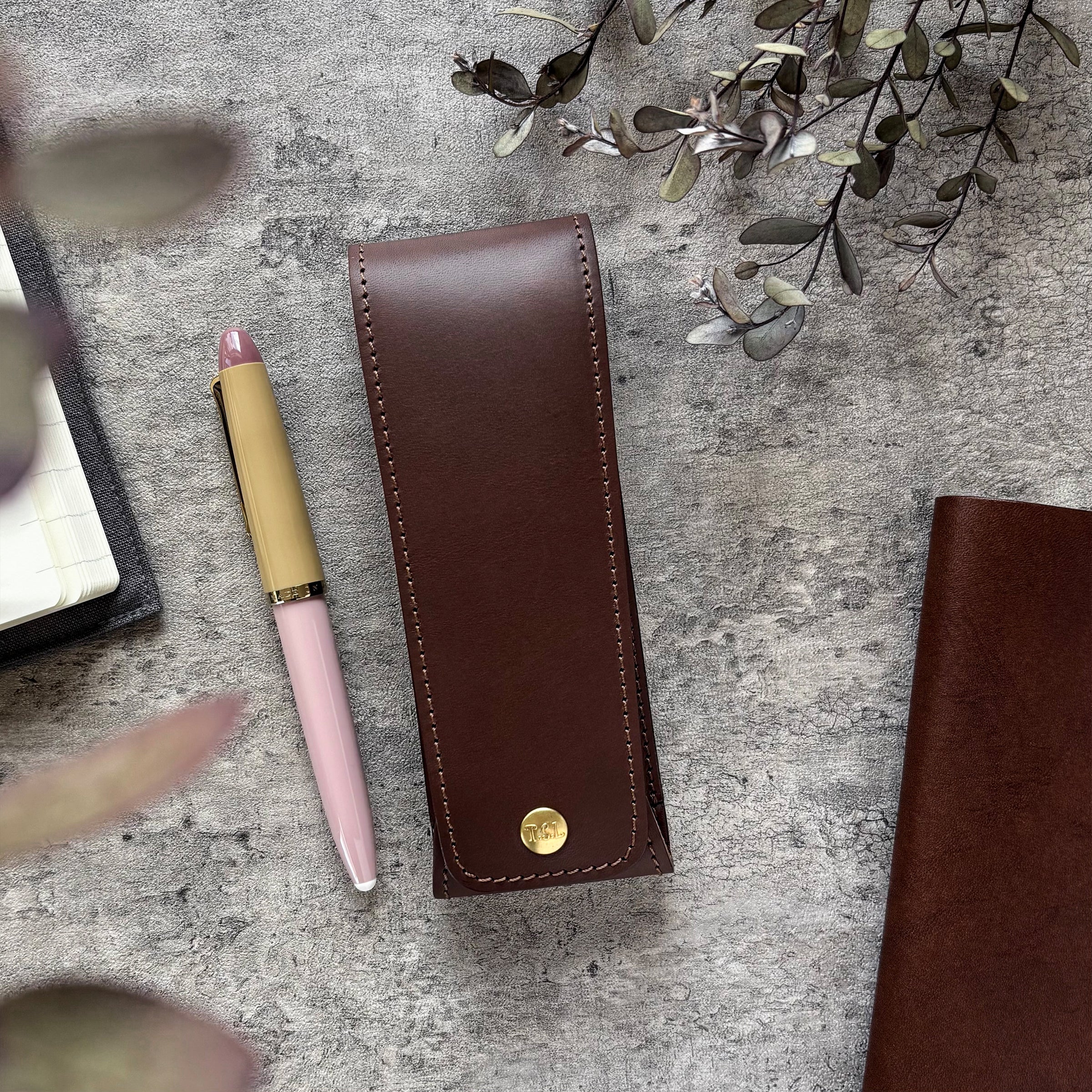 The Superior Labor / INGRASSATO Leather Fountain Pen Case - (2 Pens) - Image 8