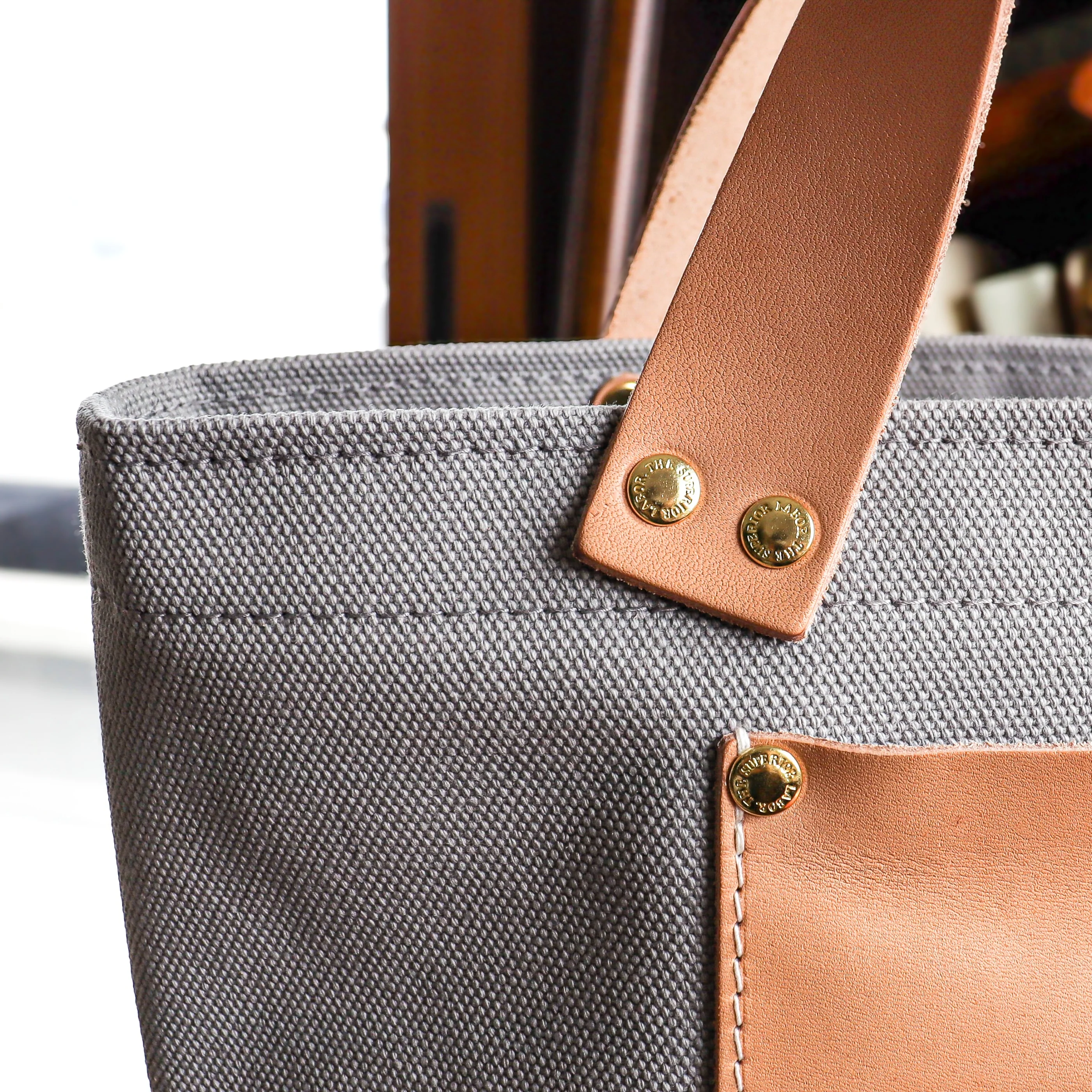 The Superior Labor / Special Engineer Bag Petite - Gray x Yellow - Image 6