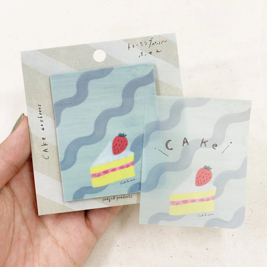 Subikiawa Tracing Paper Sticky Note - Cake - Image 3