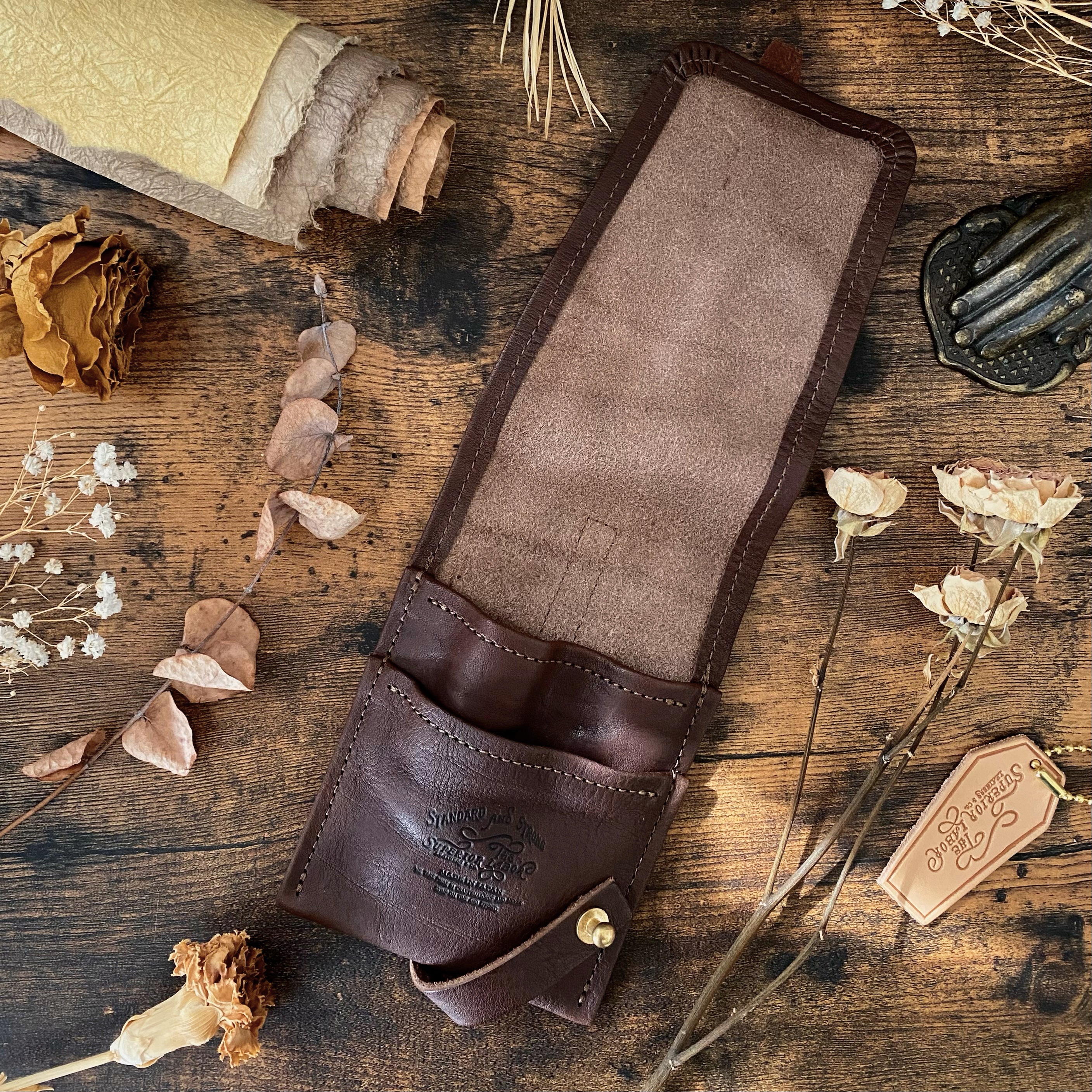 The Superior Labor / Leather Tool Holder - Dark Brown - Image 5