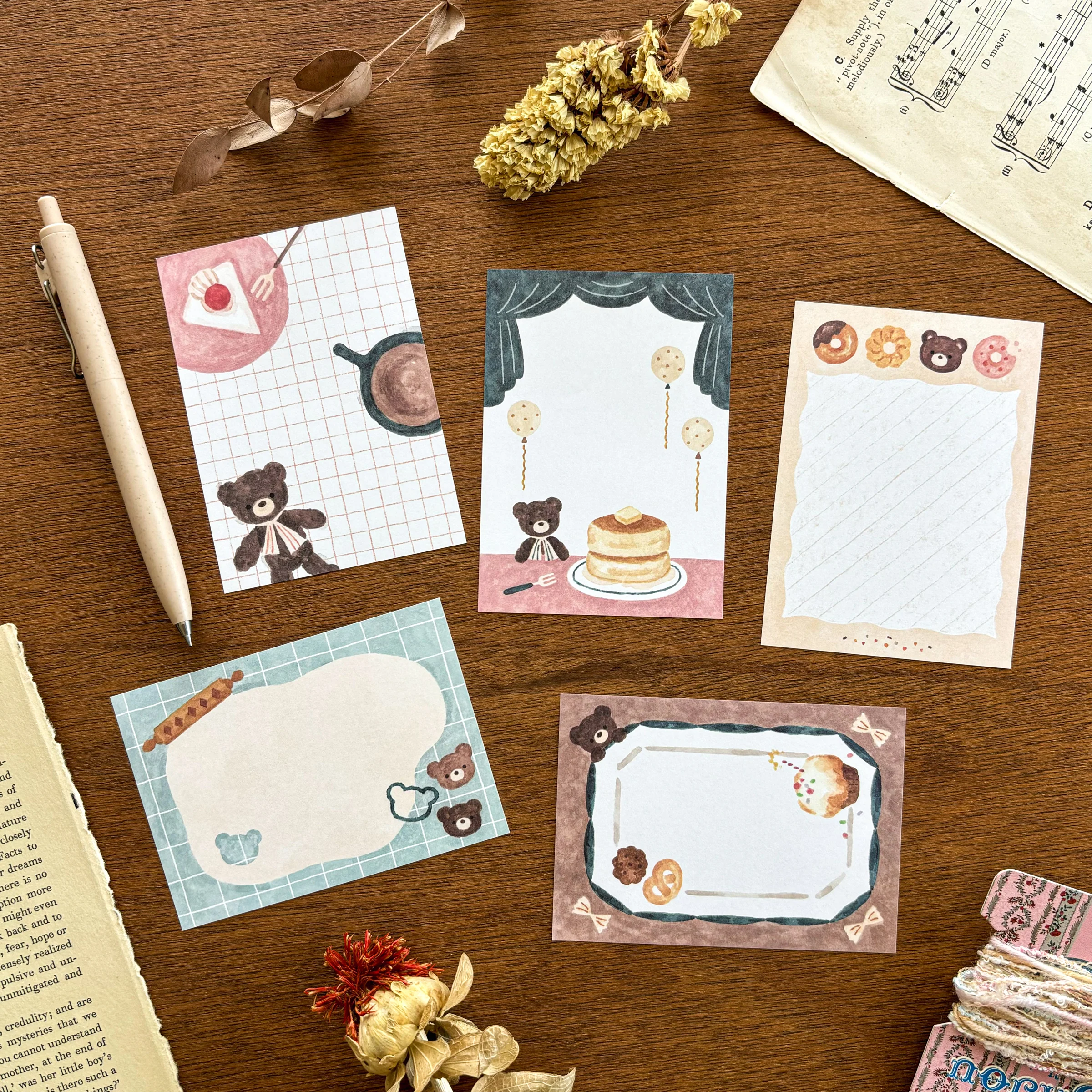 Waka Nakauchi / Memo Pad - Bear's Sweets Shop - Image 2